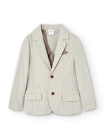 Boboli Boboli Linen blazer for boy stone 736129