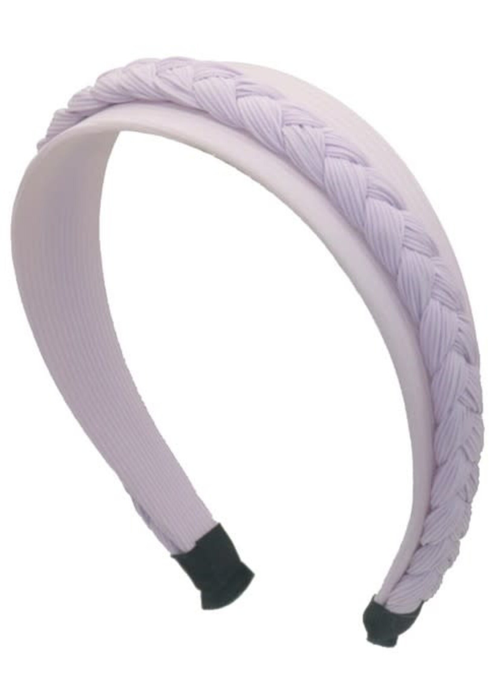 Diadeem lila vlecht
