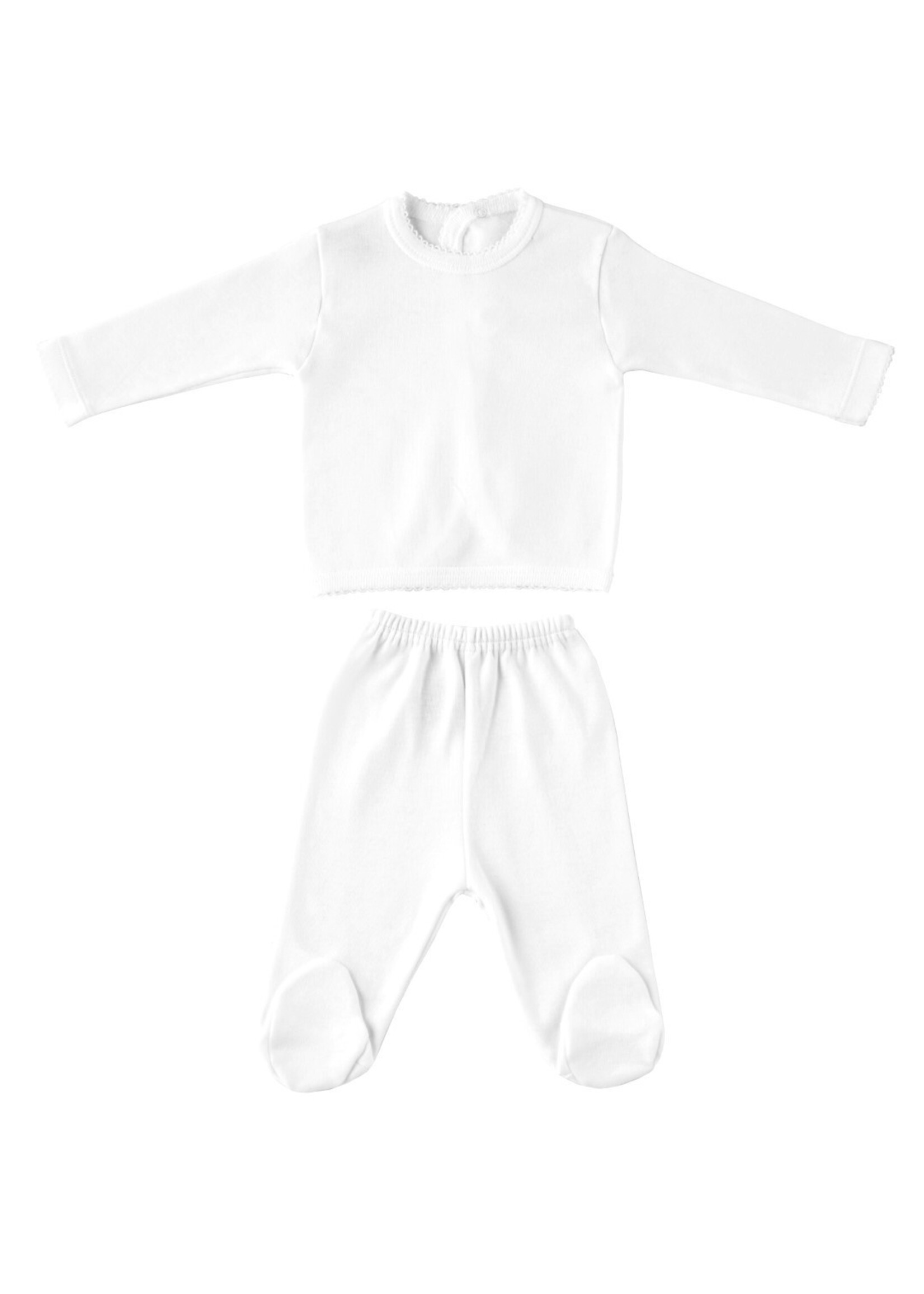Babidu Babidu CONJ, JUBON M/L POLAINA BLANCO-5112