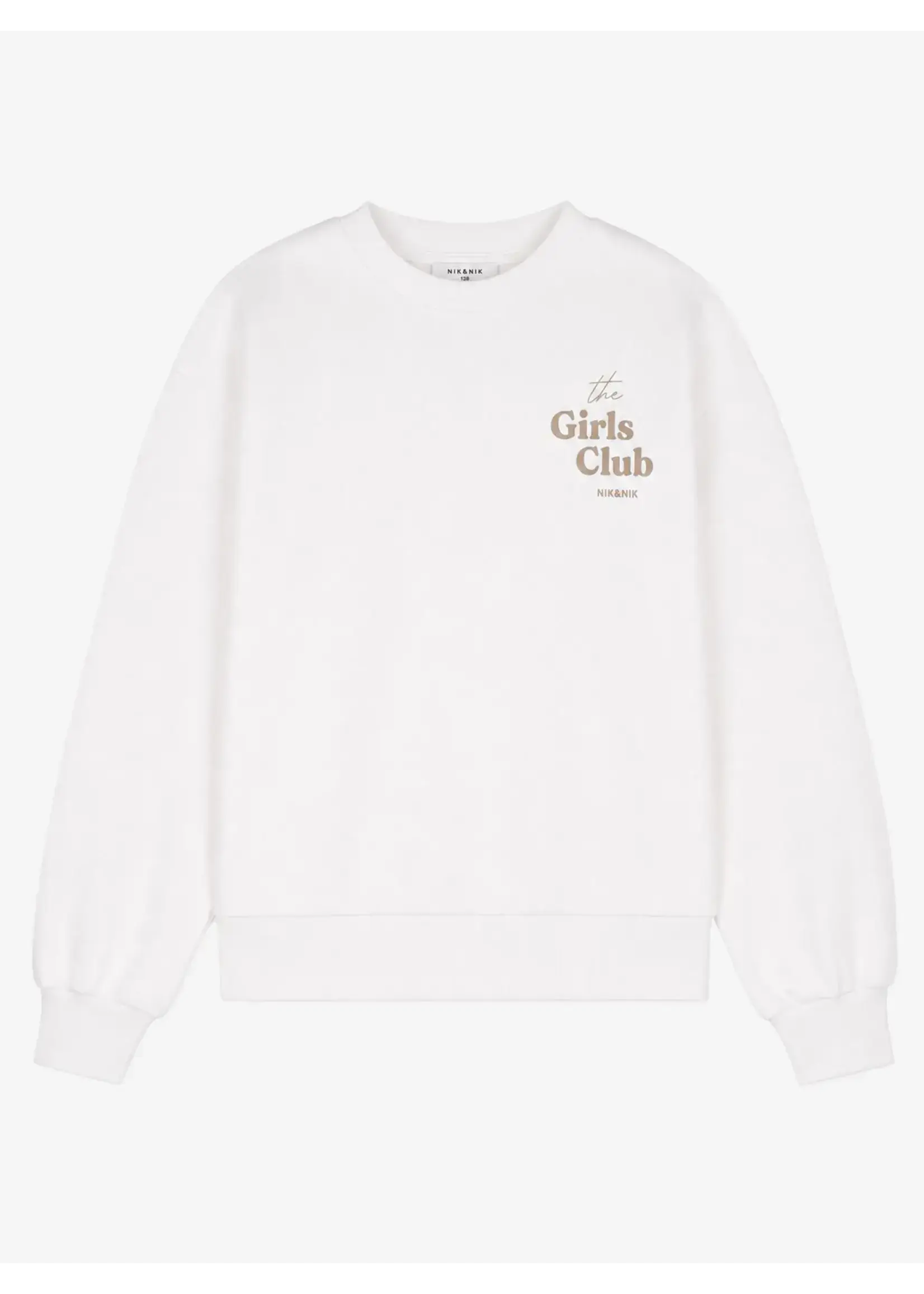 Nik&Nik Nik&Nik Silkey Sweatshirt Off White G 8-195 2604