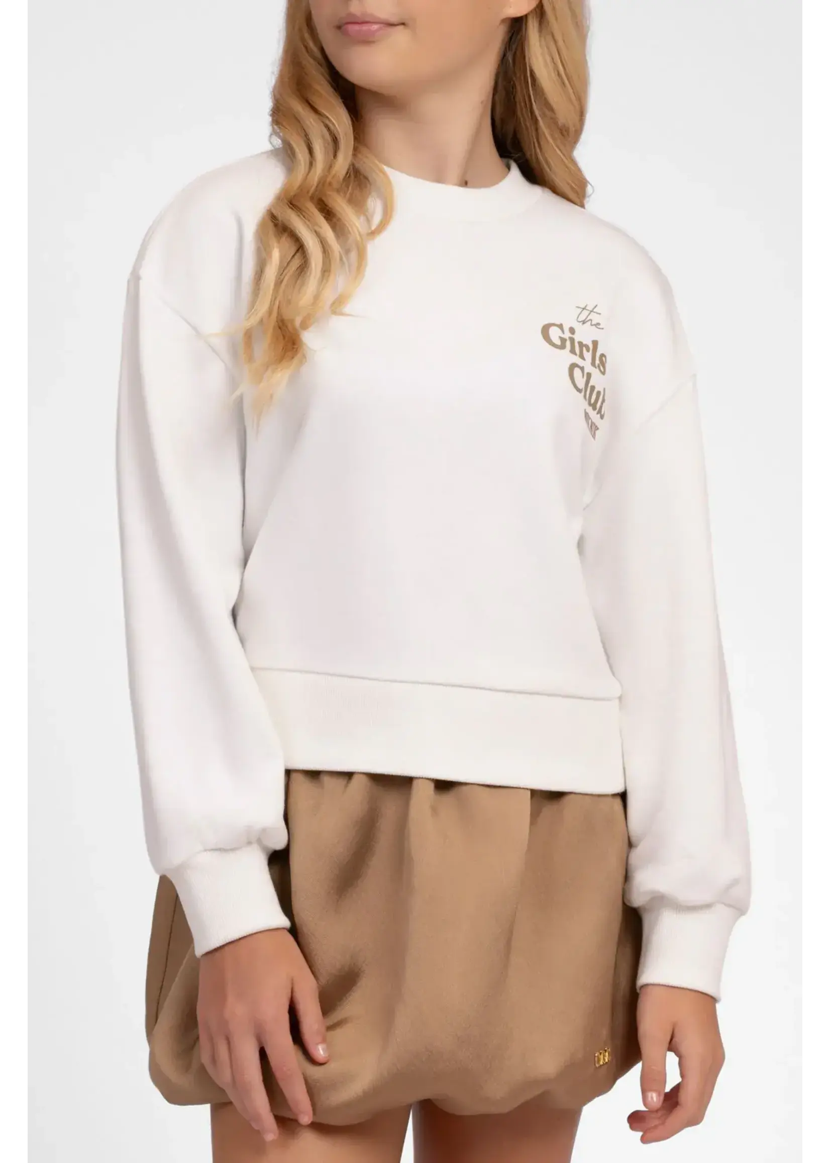 Nik&Nik Nik&Nik Silkey Sweatshirt Off White G 8-195 2604