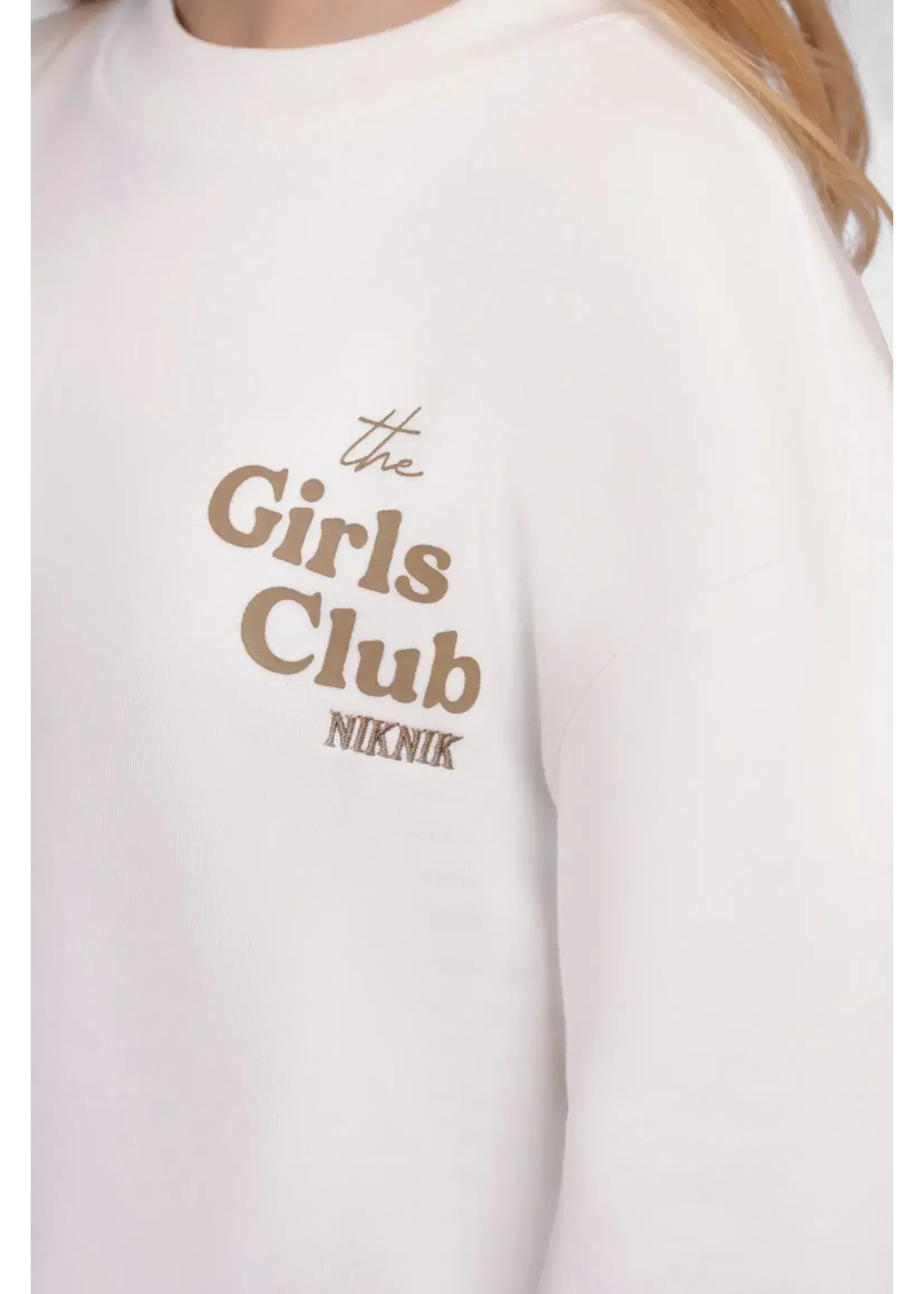 Nik&Nik Nik&Nik Silkey Sweatshirt Off White G 8-195 2604