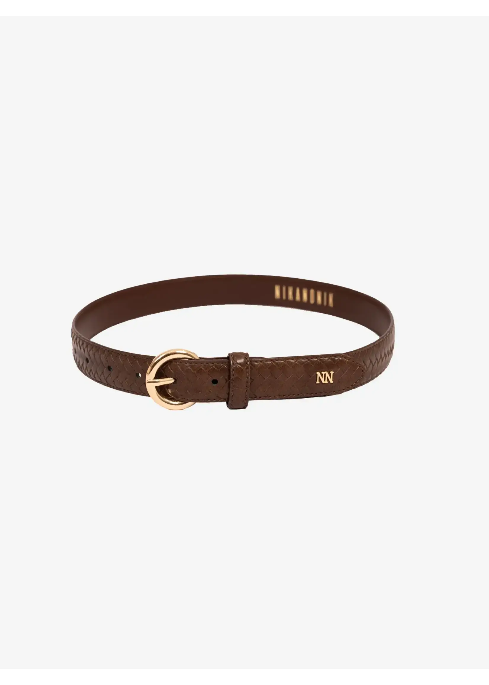Nik&Nik Nik&Nik Braided Belt Chestnut G 9-215 2604