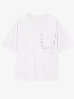 Nik&Nik Nik&Nik Frill Pocket T-Shirt Off White G 8-199 2604