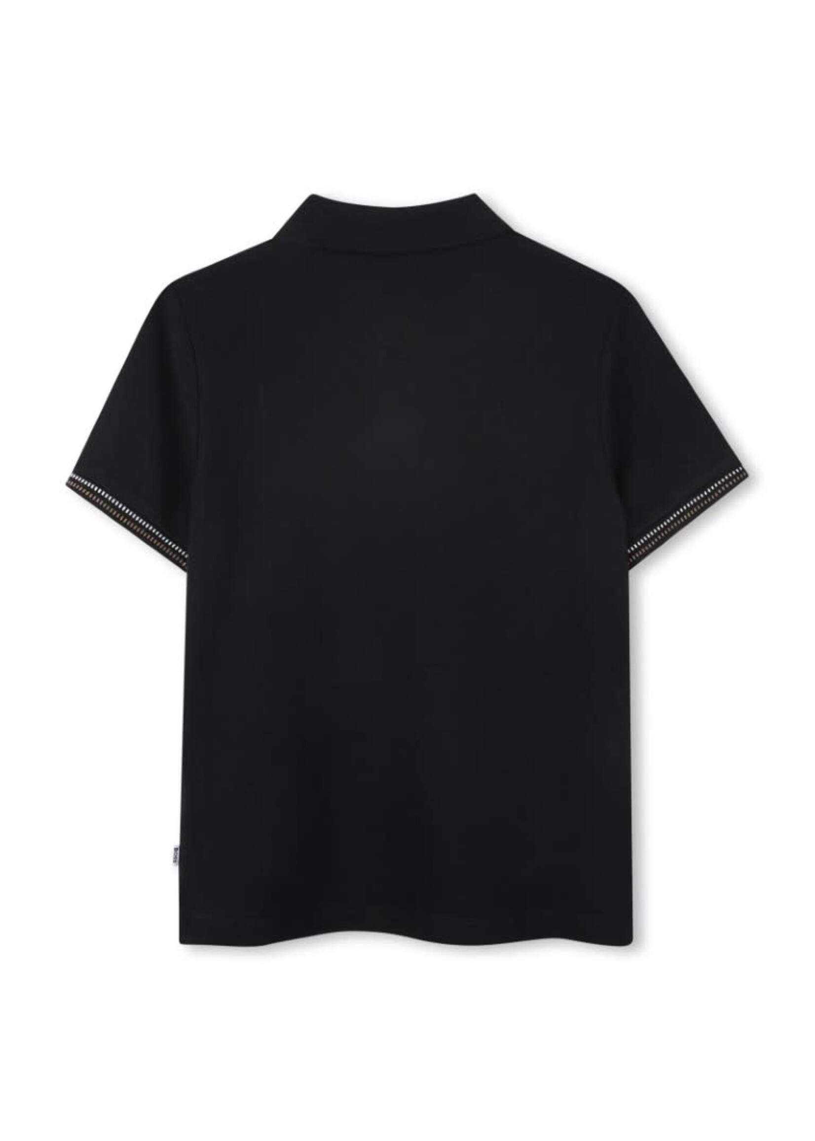 Boss Boss POLO MET KORTE MOUWEN J52015 ZWART