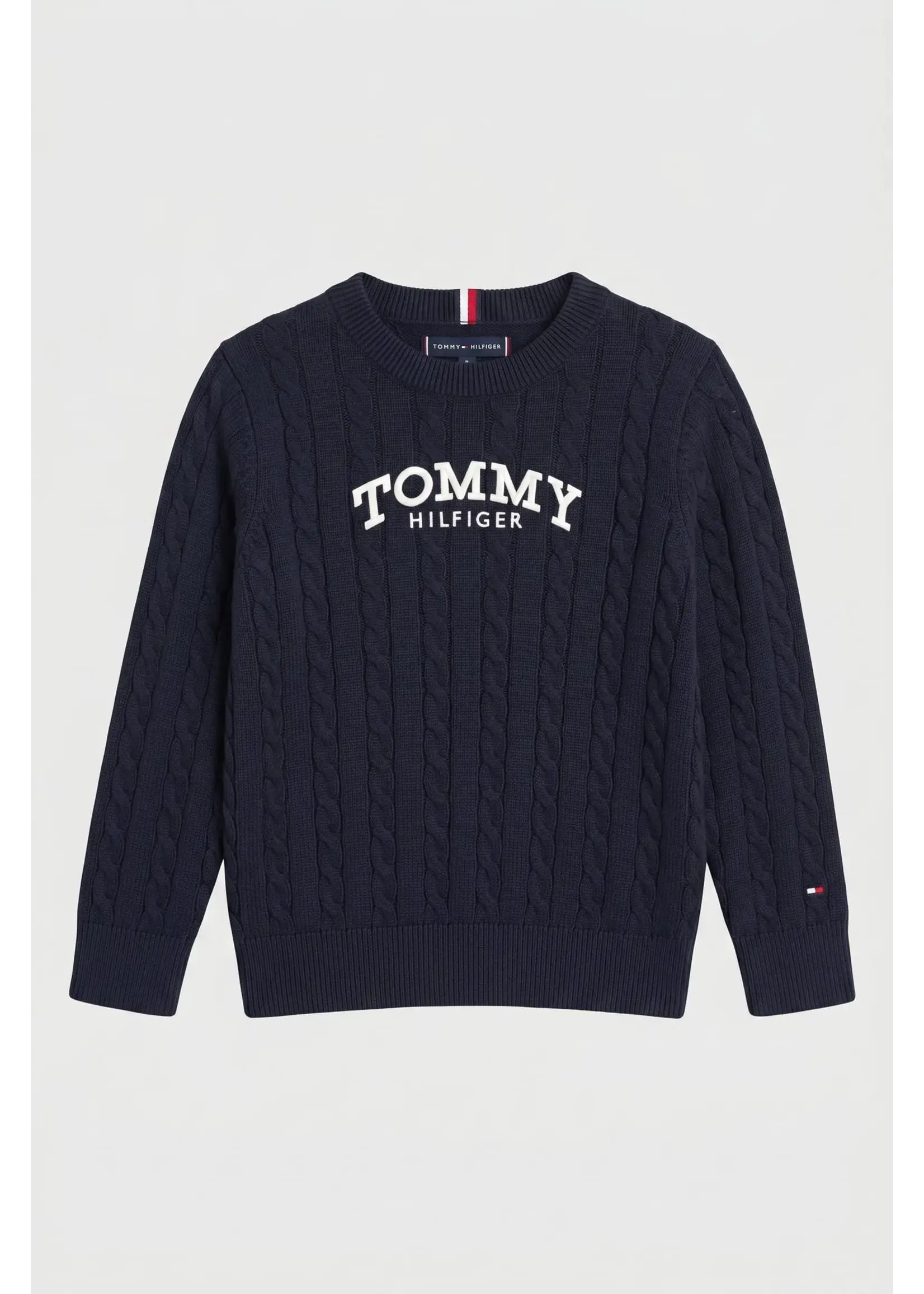 Tommy Hilfiger Tommy Hilfiger GRAPHIC CABLE CN SWEATER KB0KB10347C1G DARK NIGHT NAVY