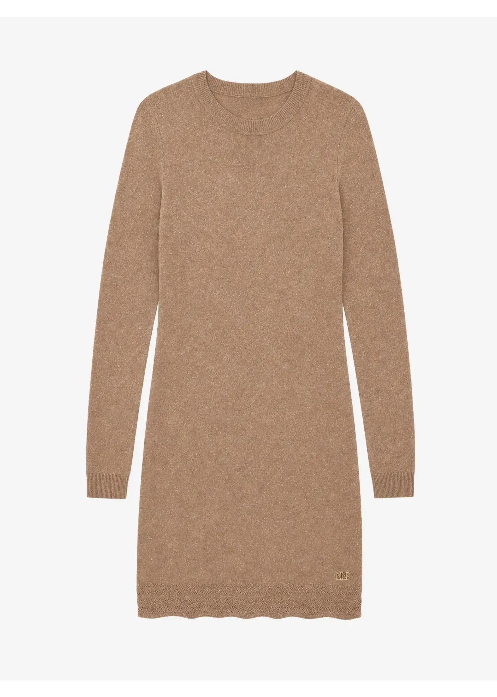 Nik&Nik Nik&Nik Siv Dress Brown Sugar G 7-206 2604