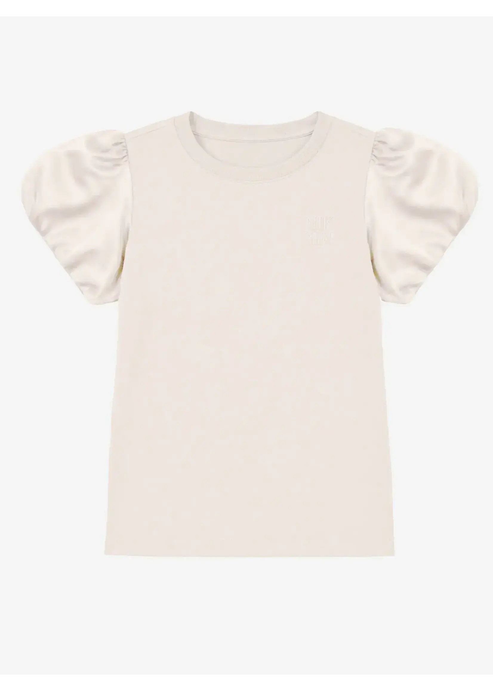 Nik&Nik Nik&Nik Satin T-shirt Almond Milk G 8-212 2604