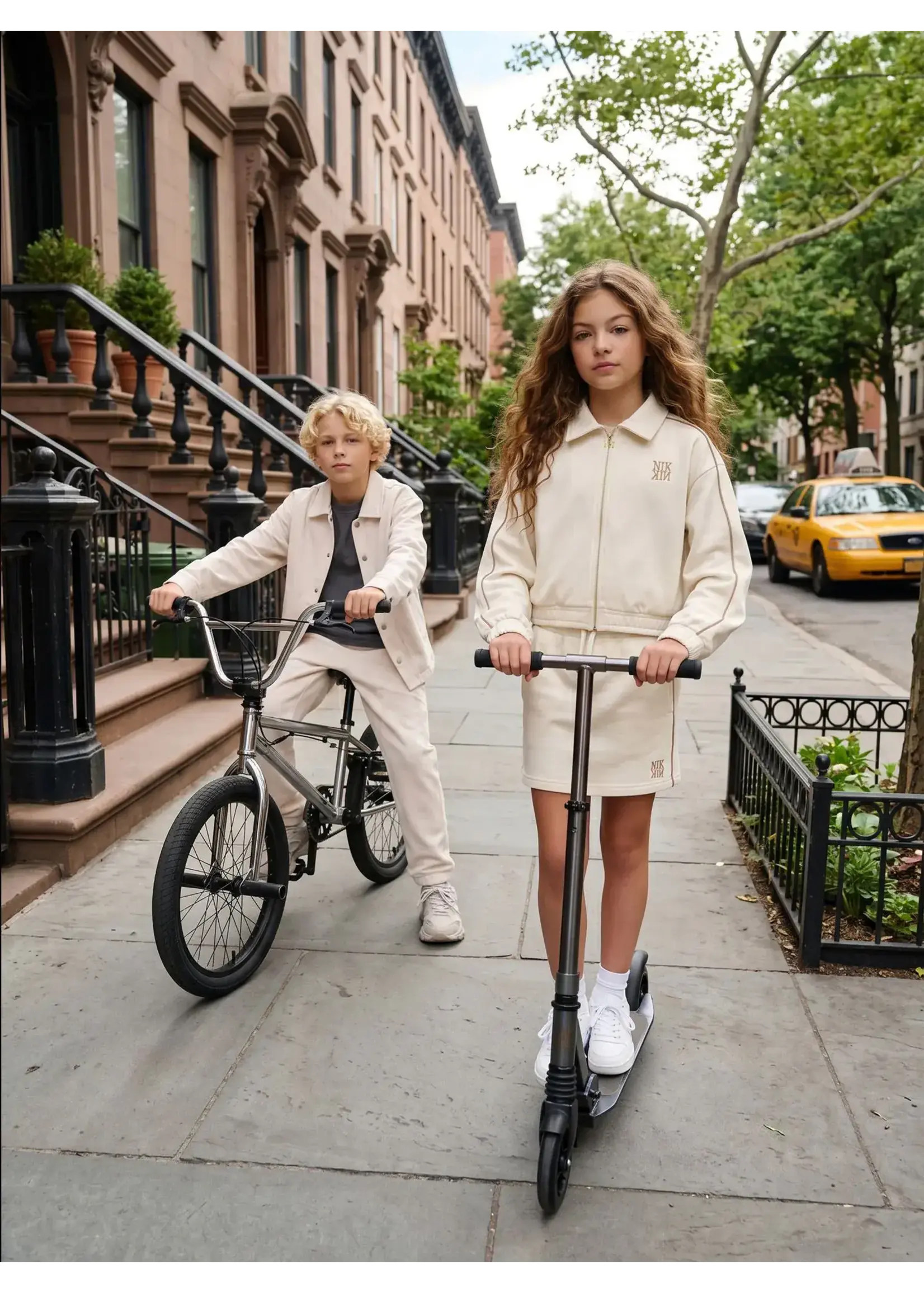 Nik&Nik Nik&Nik Soya Sweat Skirt Almond Milk G 3-181 2604