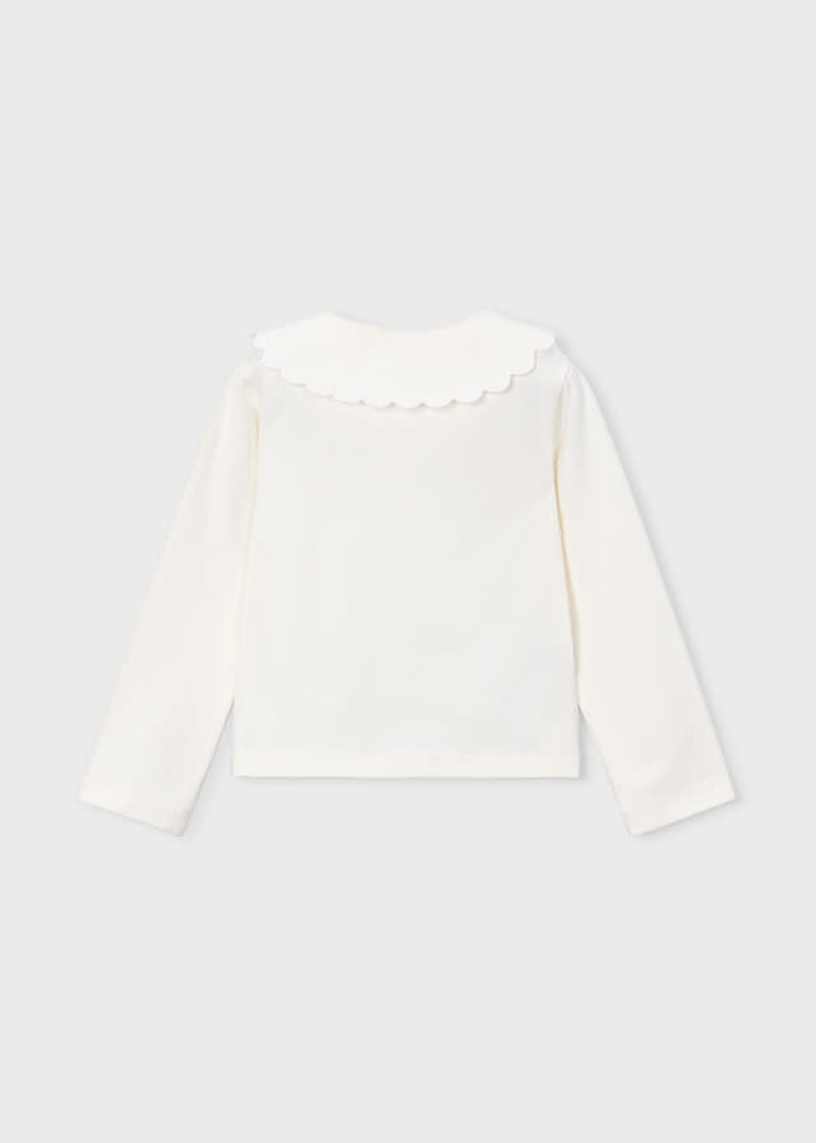 Mayoral Mayoral L/s basic polo Natural - 26 00131
