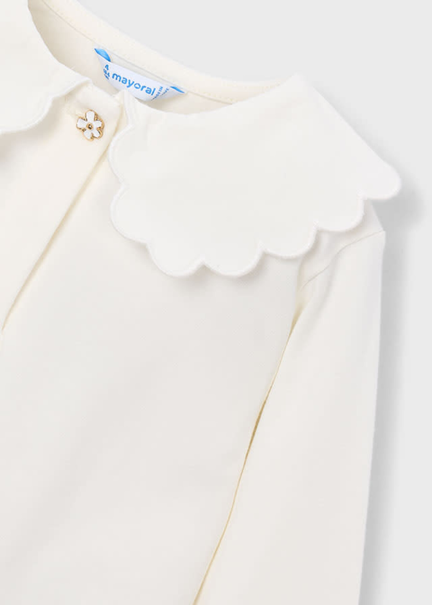 Mayoral Mayoral L/s basic polo Natural - 26 00131