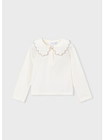 Mayoral Mayoral L/s basic polo Nat-champa - 26 00131