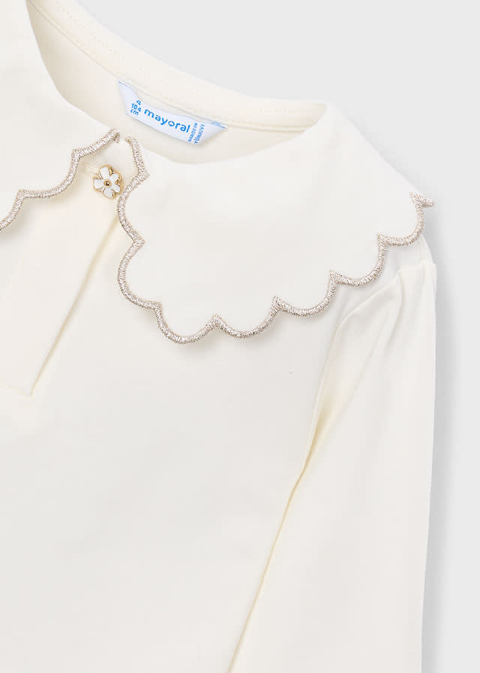 Mayoral Mayoral L/s basic polo Nat-champa - 26 00131