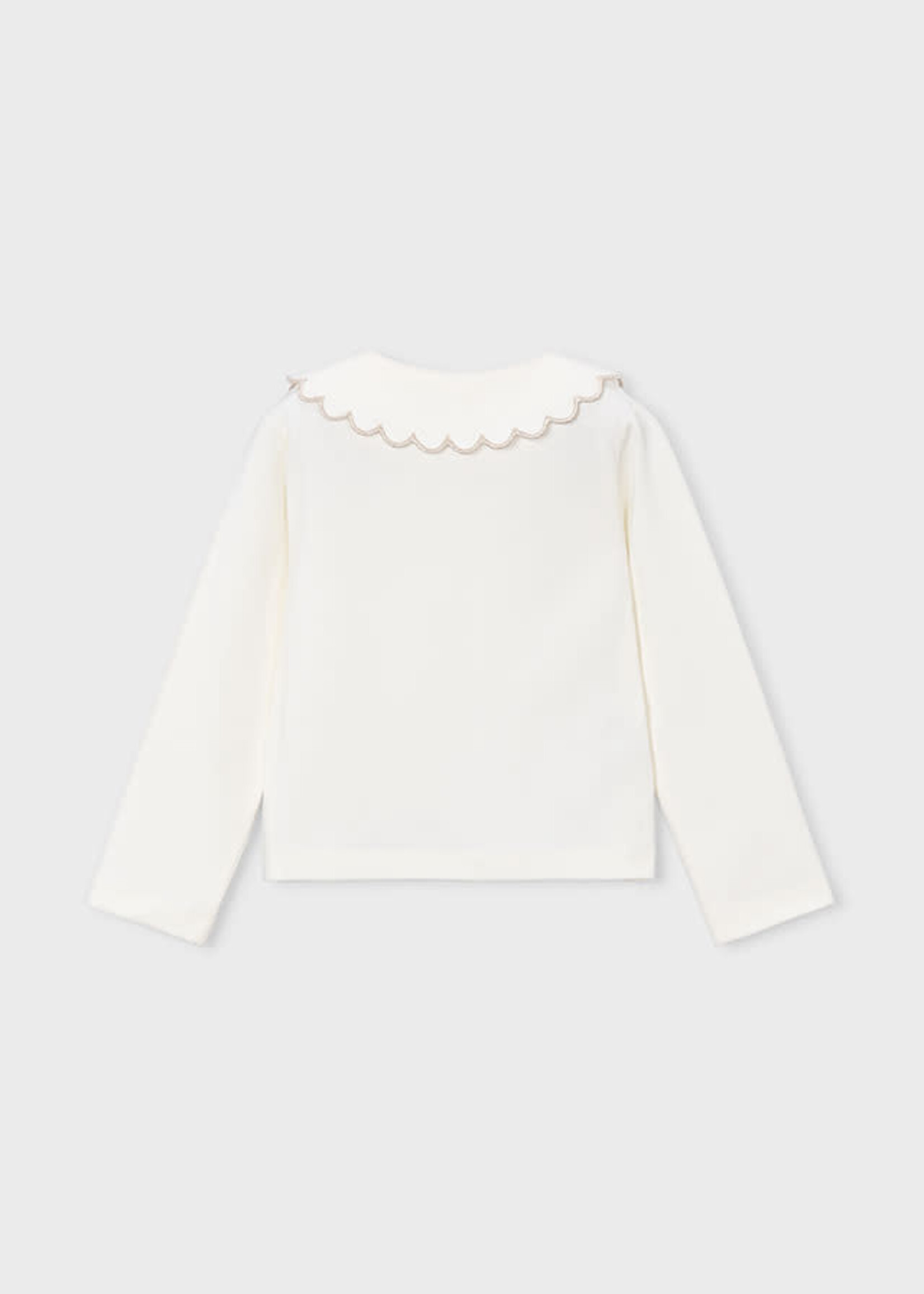 Mayoral Mayoral L/s basic polo Nat-champa - 26 00131