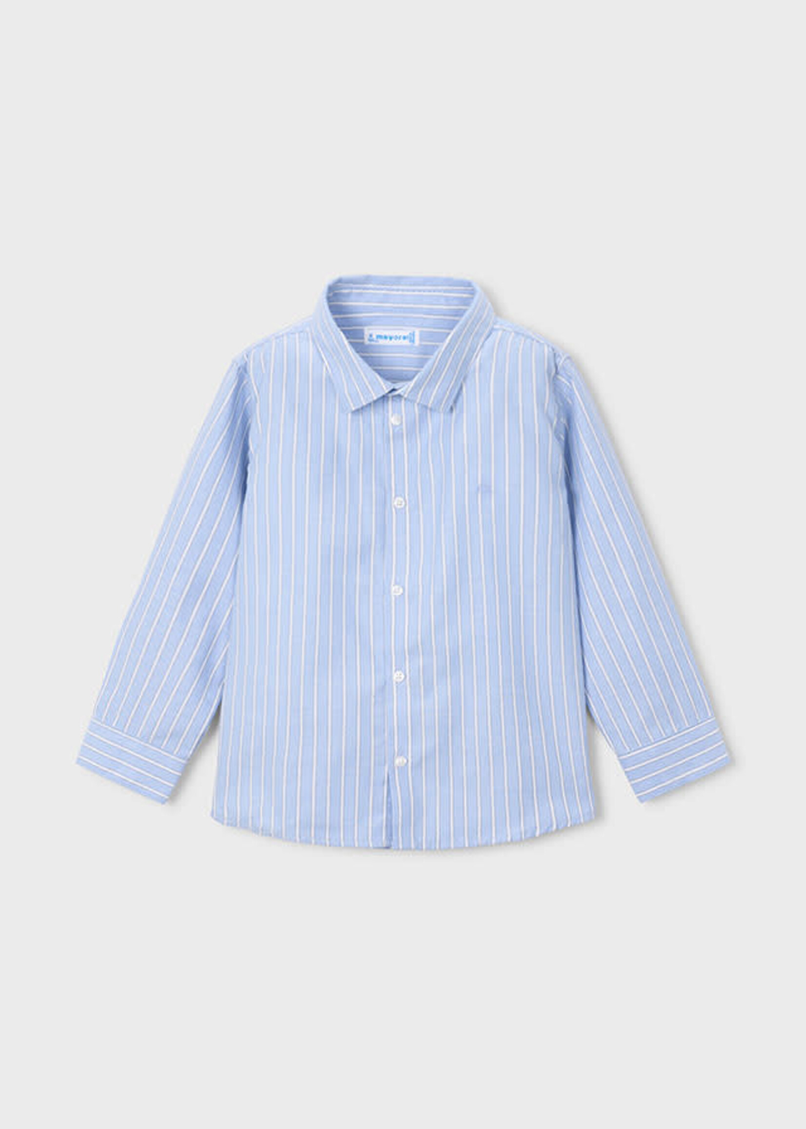 Mayoral Mayoral Basic l/s shirt Lightblue - 26 00146