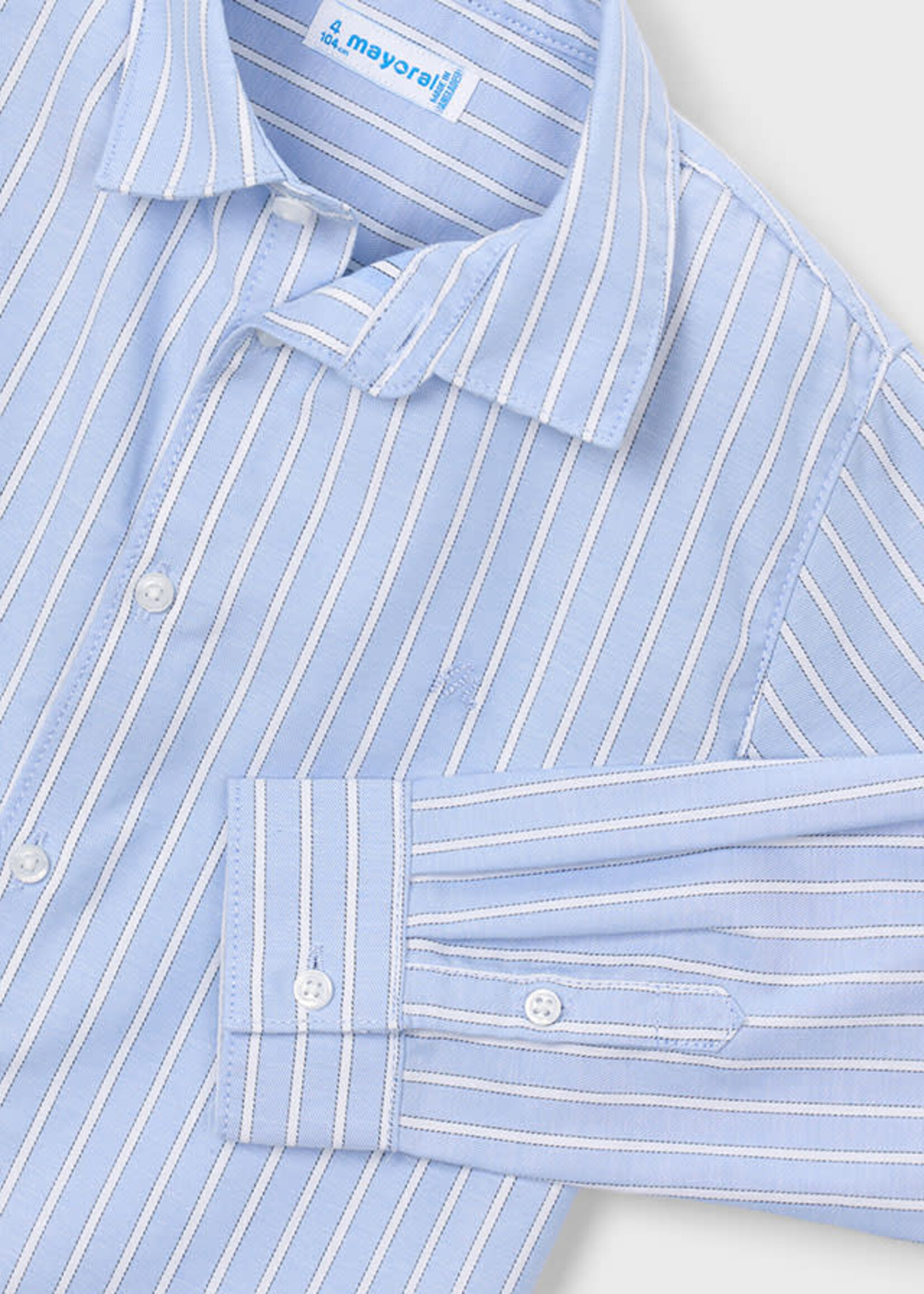 Mayoral Mayoral Basic l/s shirt Lightblue - 26 00146