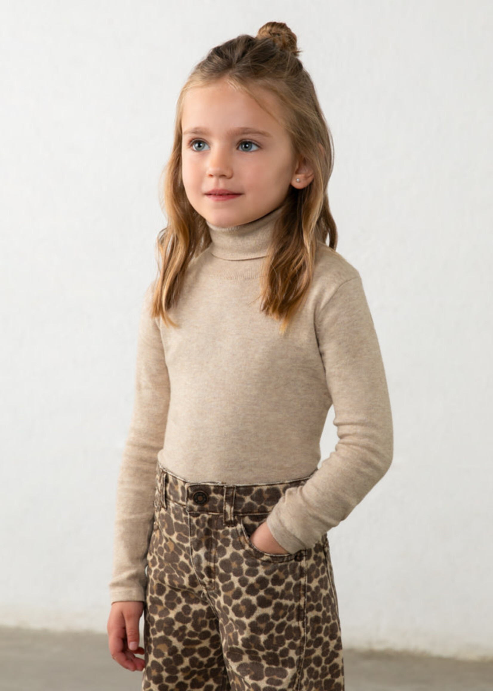 Mayoral Mayoral Basic knitting turtleneck quinoa vig - 26 00313