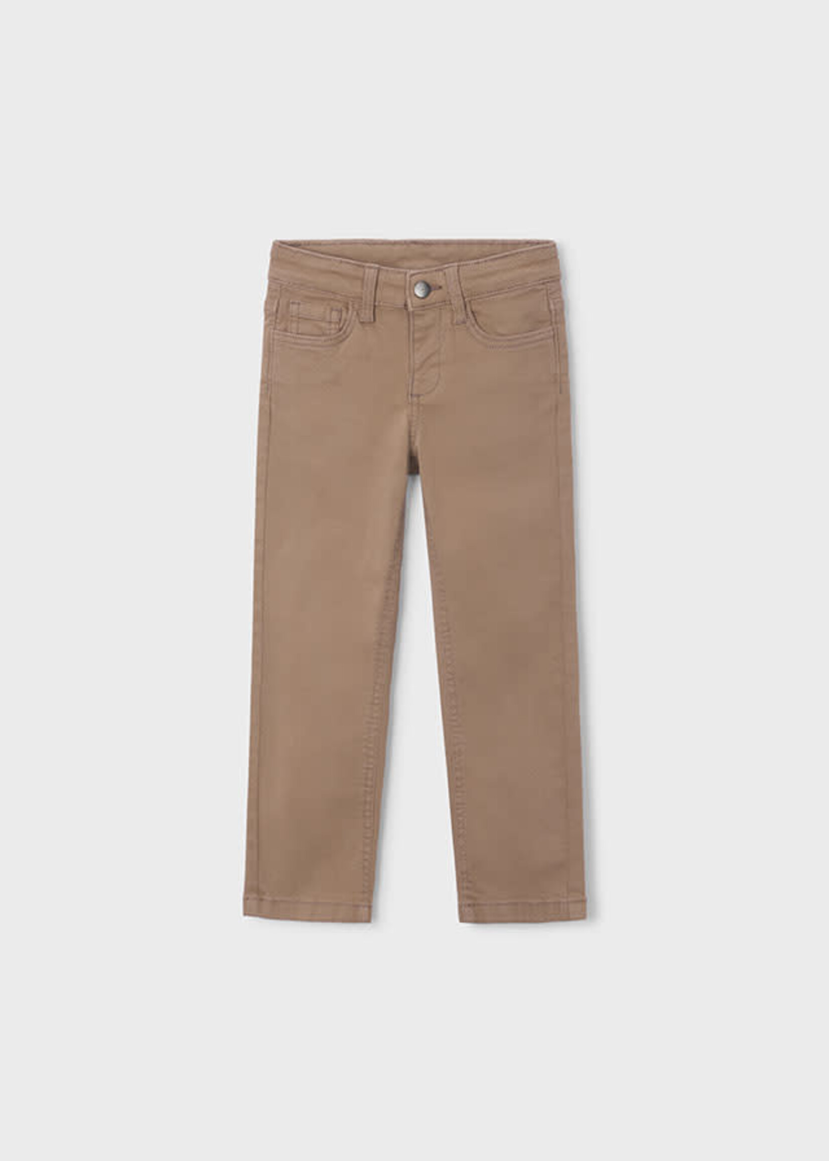 Mayoral Mayoral 5 pocket slim fit basic pant Truffle - 26 00517