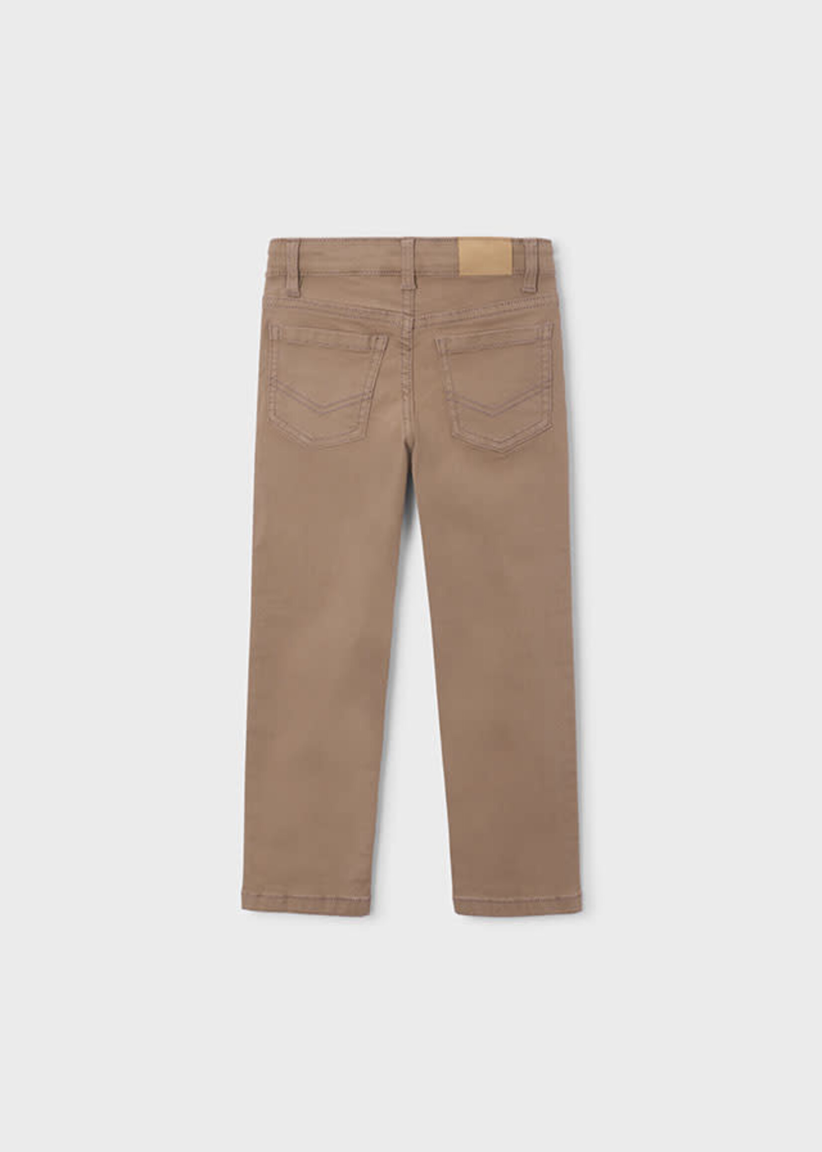 Mayoral Mayoral 5 pocket slim fit basic pant Truffle - 26 00517