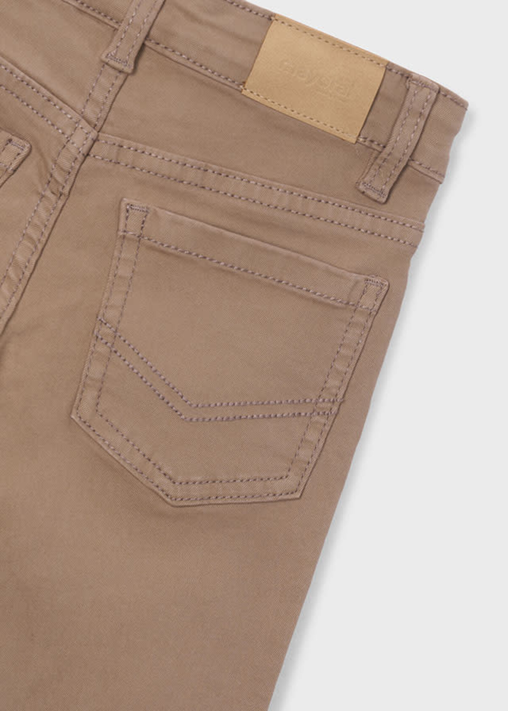 Mayoral Mayoral 5 pocket slim fit basic pant Truffle - 26 00517