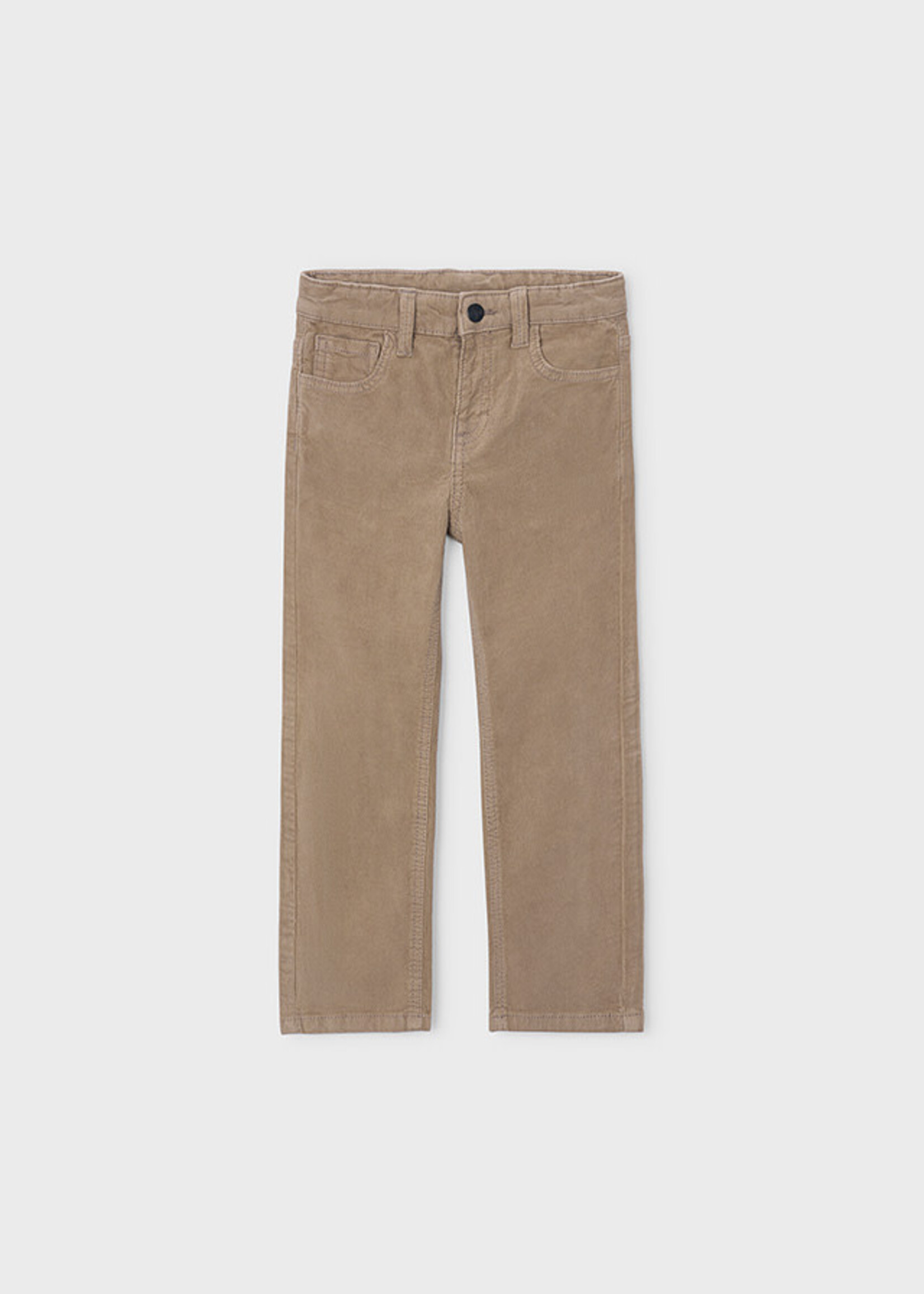 Mayoral Mayoral Basic cord trousers Truffle - 26 00571