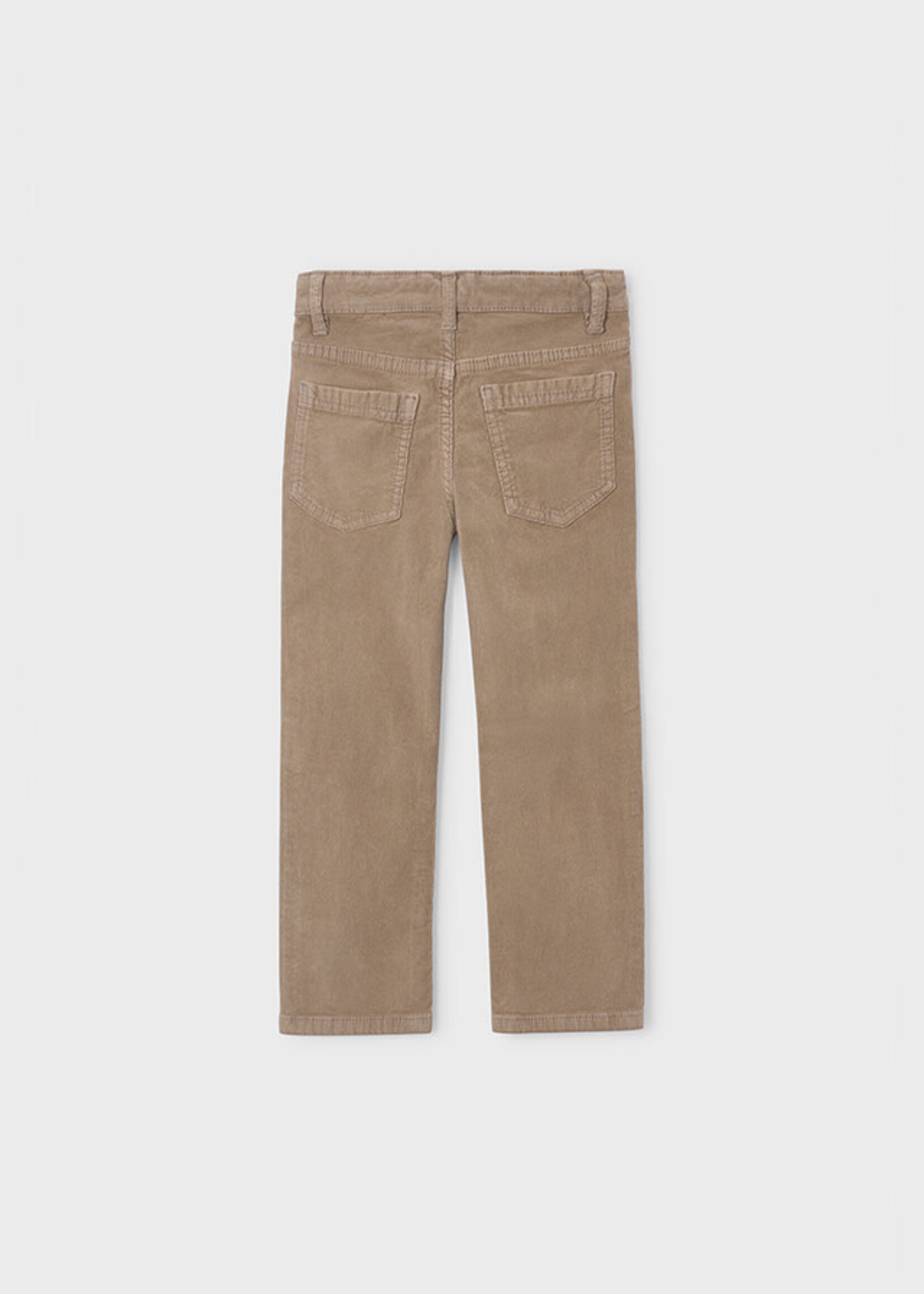 Mayoral Mayoral Basic cord trousers Truffle - 26 00571