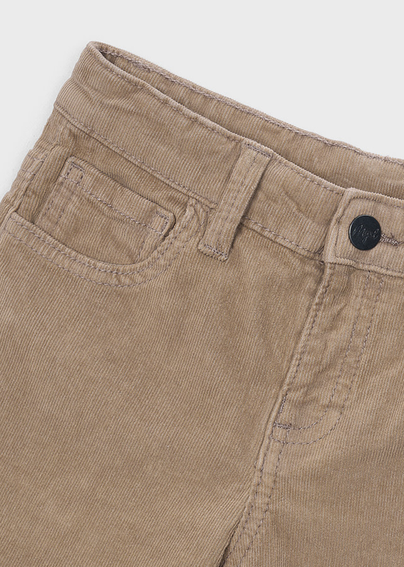 Mayoral Mayoral Basic cord trousers Truffle - 26 00571