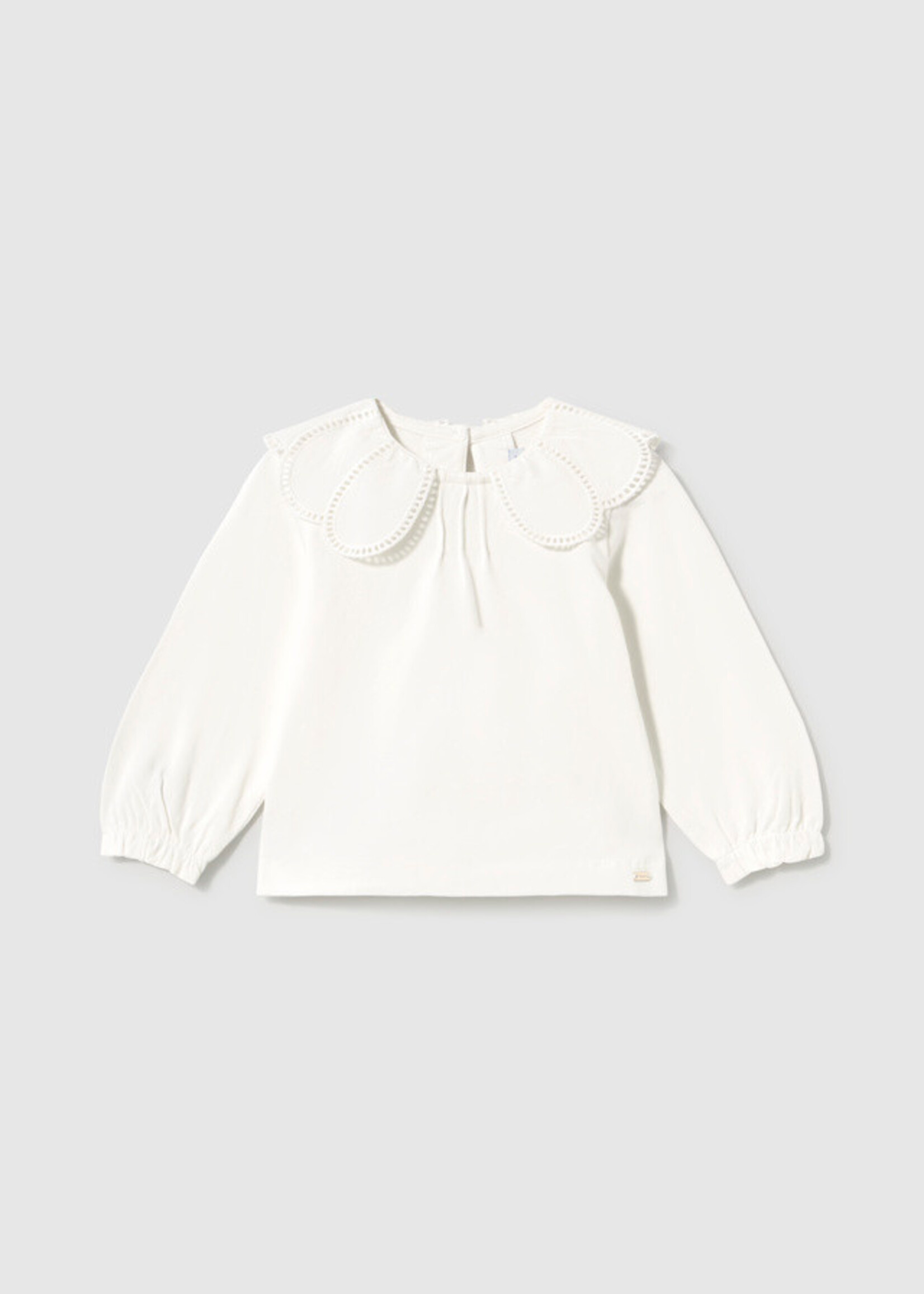 Mayoral Mayoral L/s t-shirt Natural - 26 02091