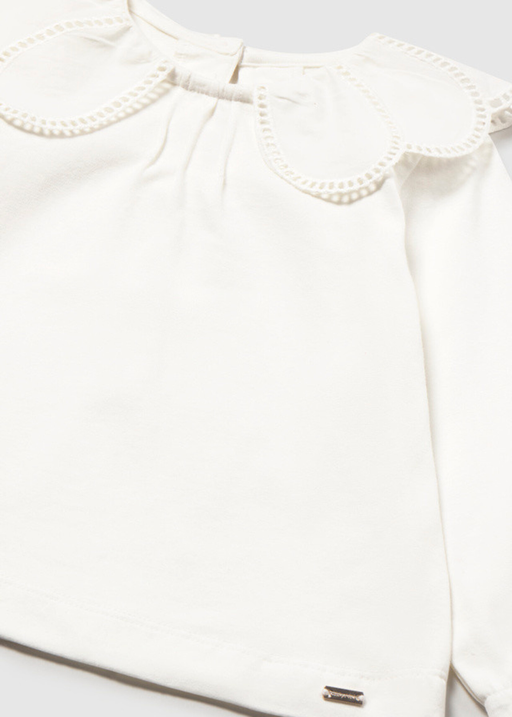 Mayoral Mayoral L/s t-shirt Natural - 26 02091