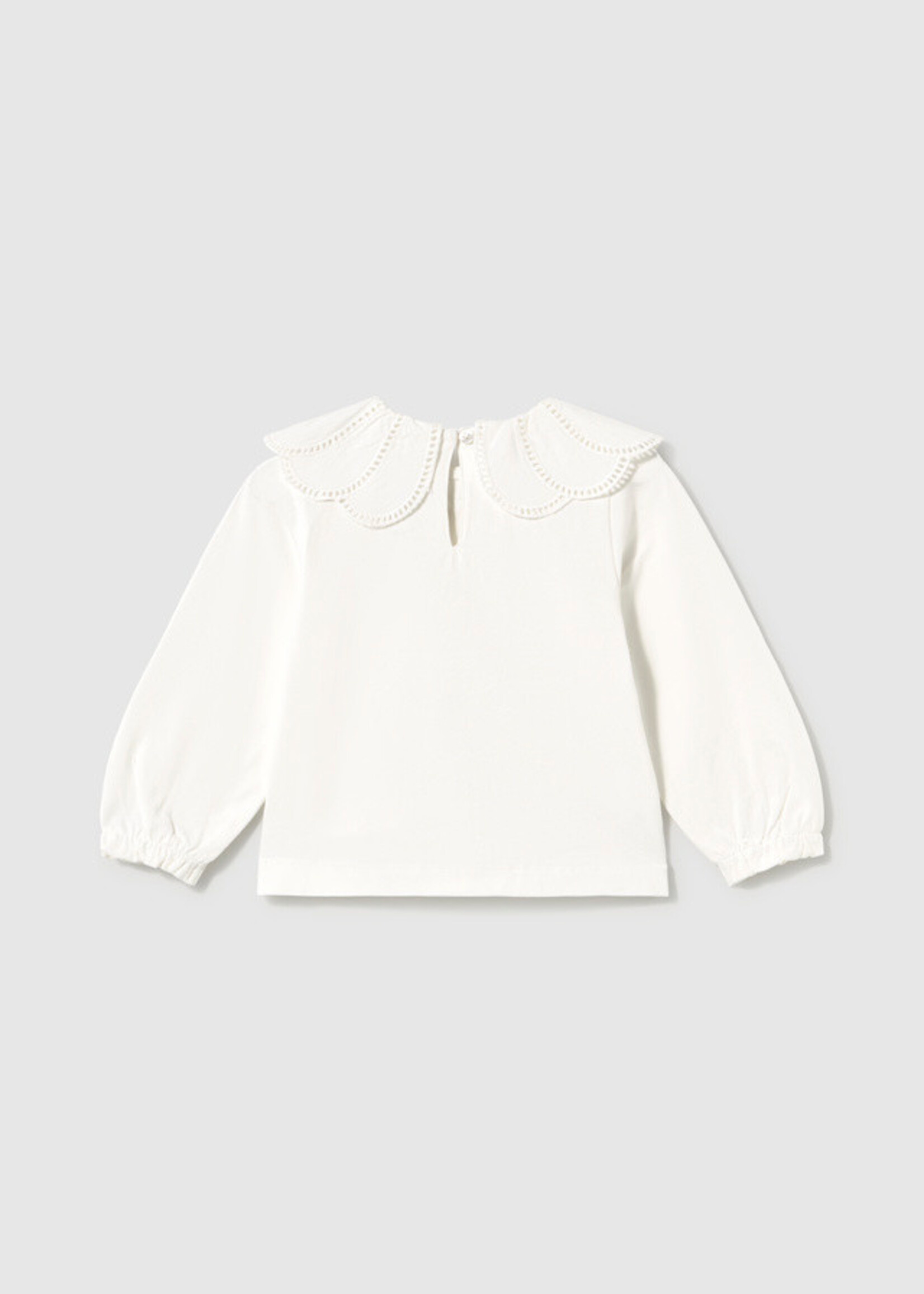 Mayoral Mayoral L/s t-shirt Natural - 26 02091