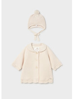 Mayoral Mayoral Knit coat with Hood Pottery - 26 02403B