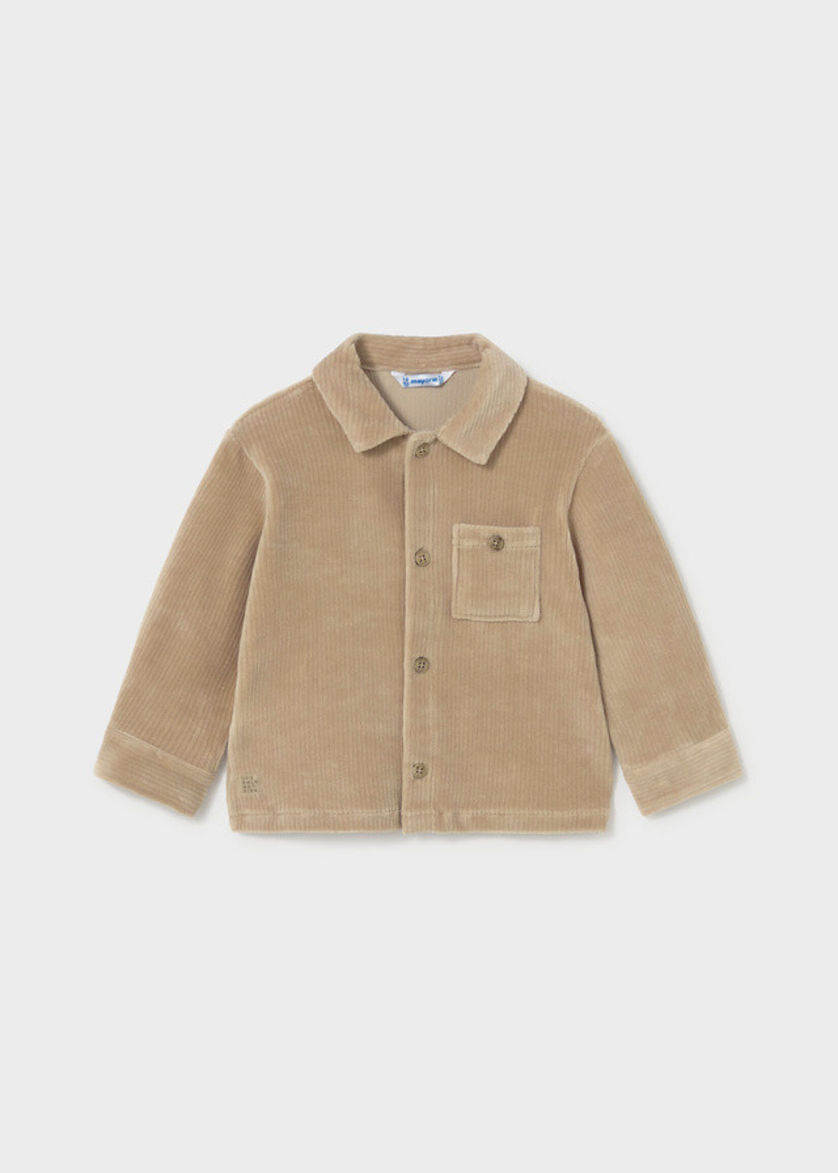 Mayoral Mayoral knit overshirt Hazelnut - 26 02107B