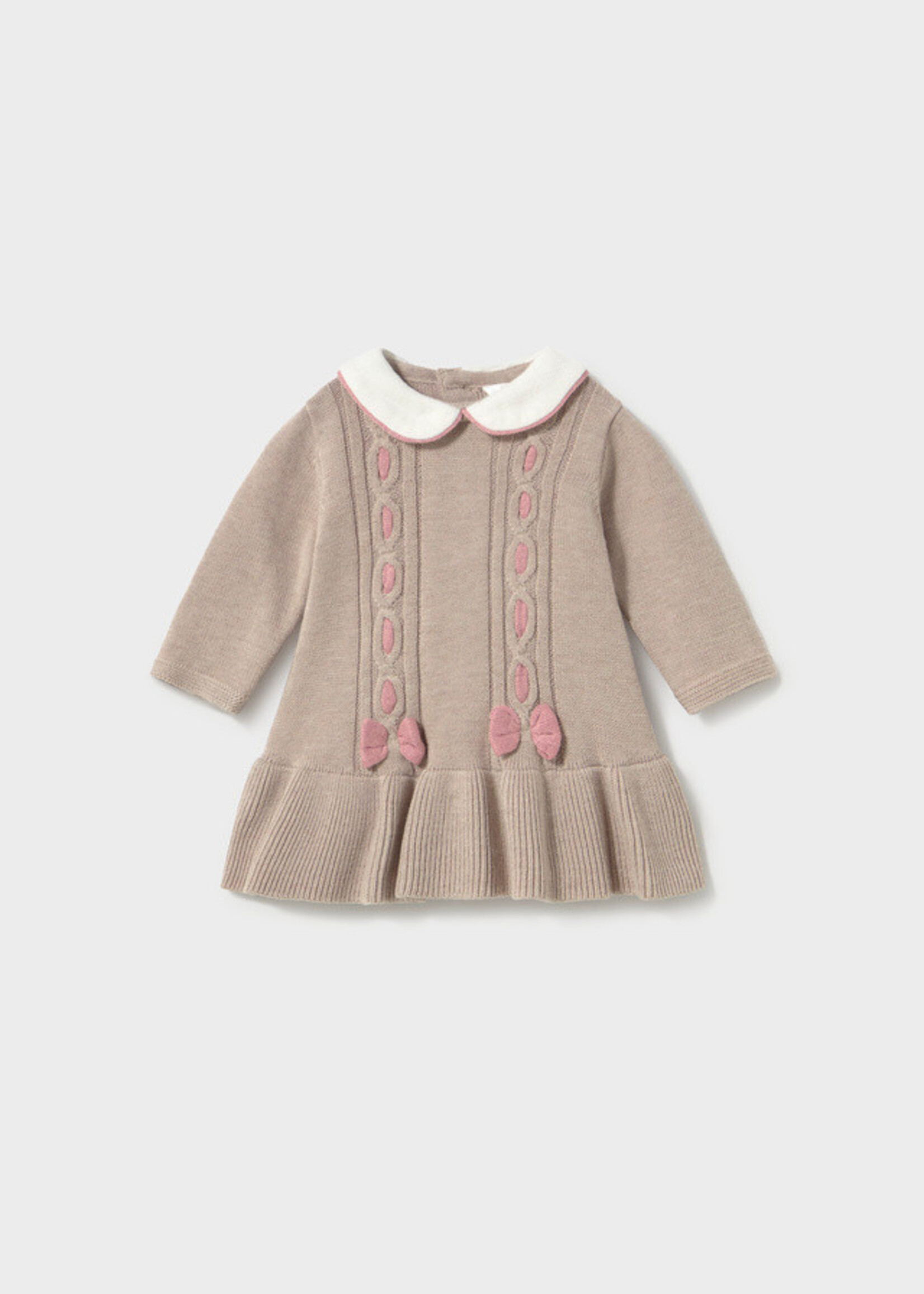 Mayoral Mayoral Knit dress H. Mocha - 26 02802B