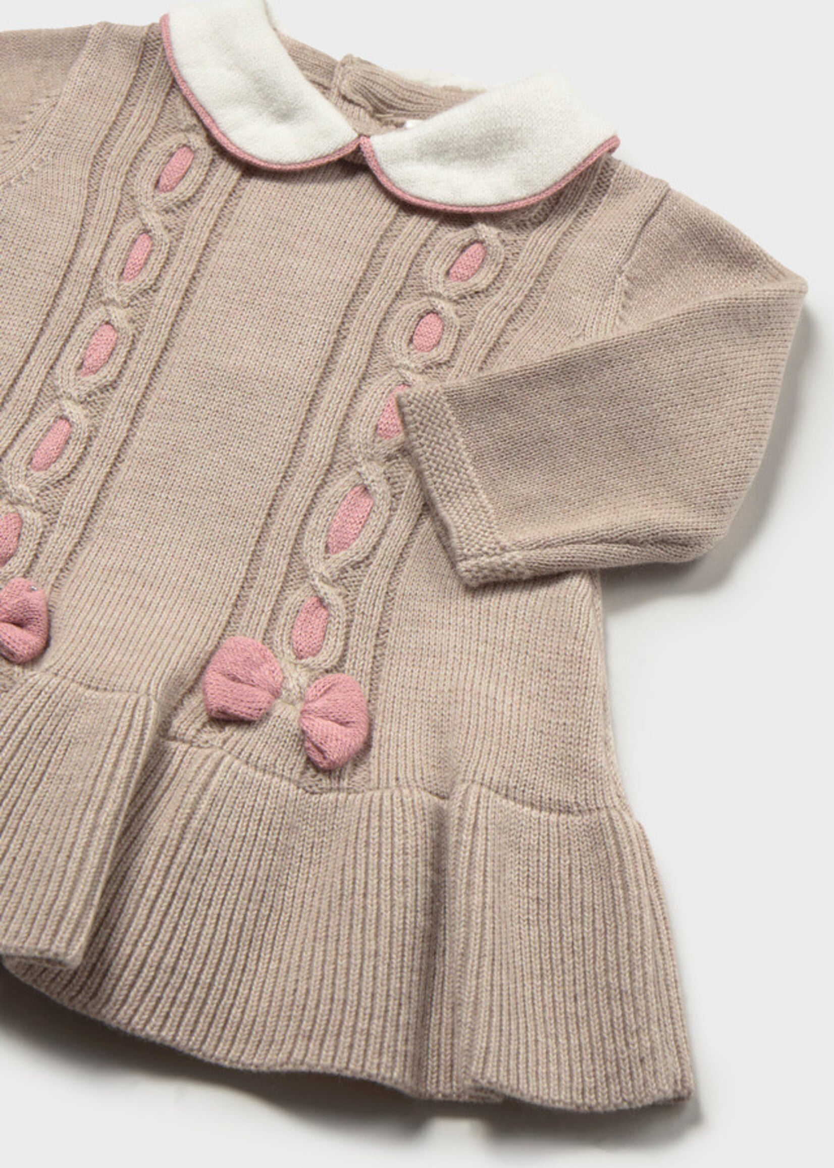 Mayoral Mayoral Knit dress H. Mocha - 26 02802B