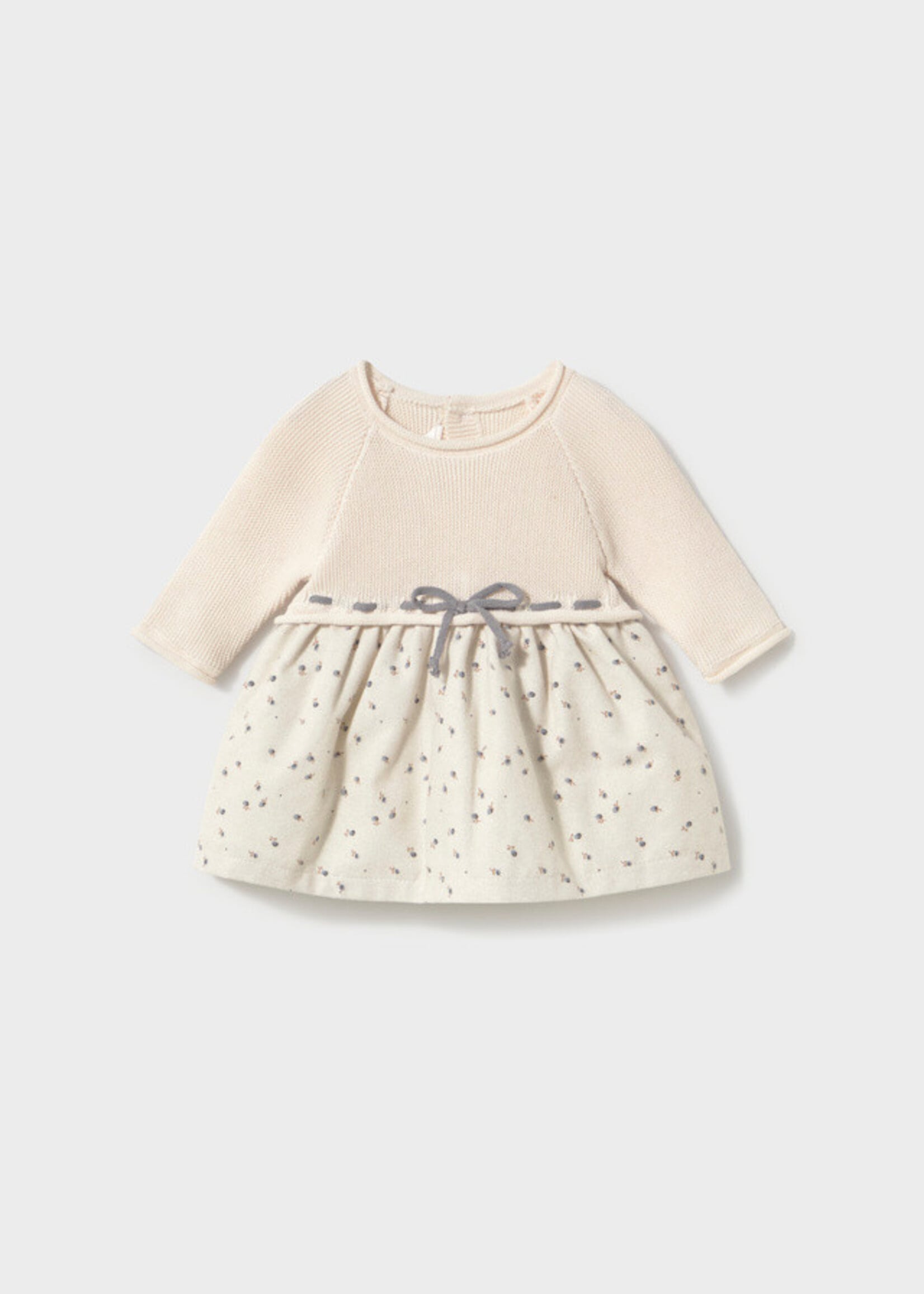 Mayoral Mayoral Combined Knit dress Pottery - 26 02805B
