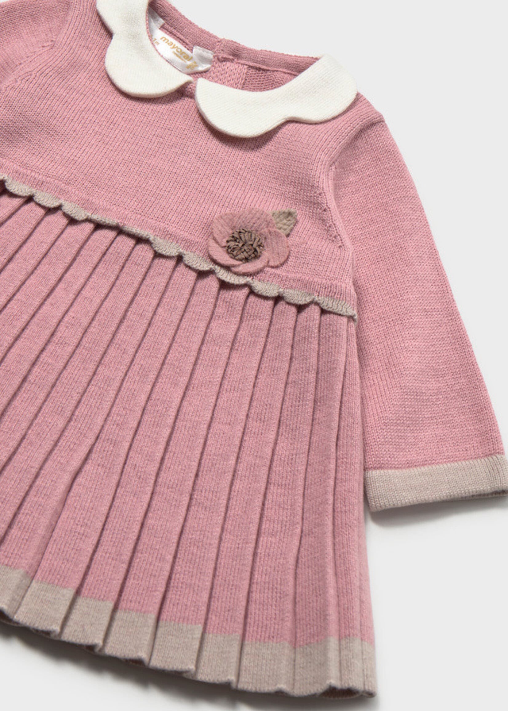 Mayoral Mayoral Knit dress cipria - 26 02815B