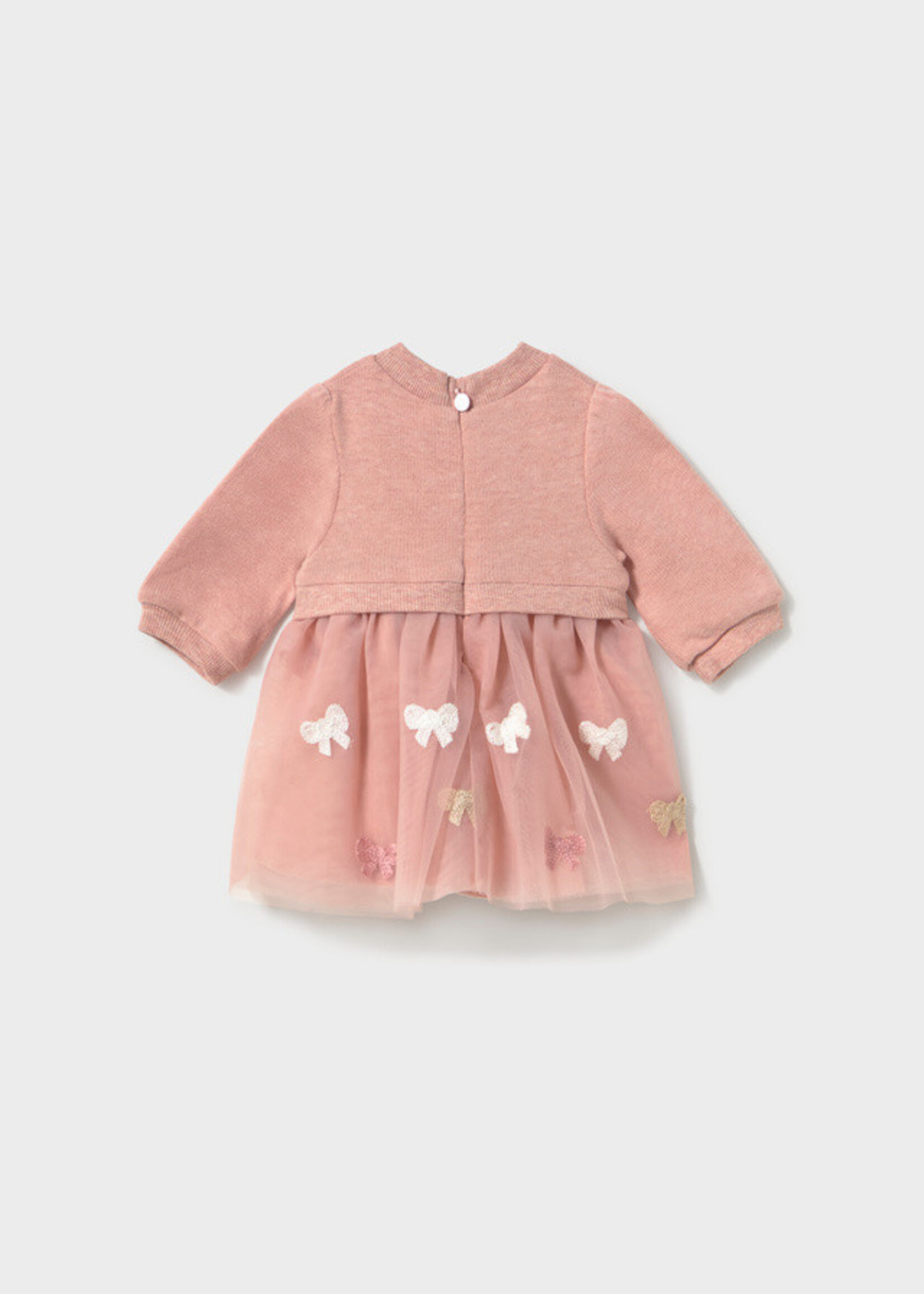 Mayoral Mayoral Voile dress H. Nude - 26 02825B