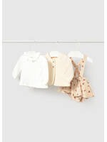 Mayoral Mayoral 3 piece skirt set Cream - 26 02830B