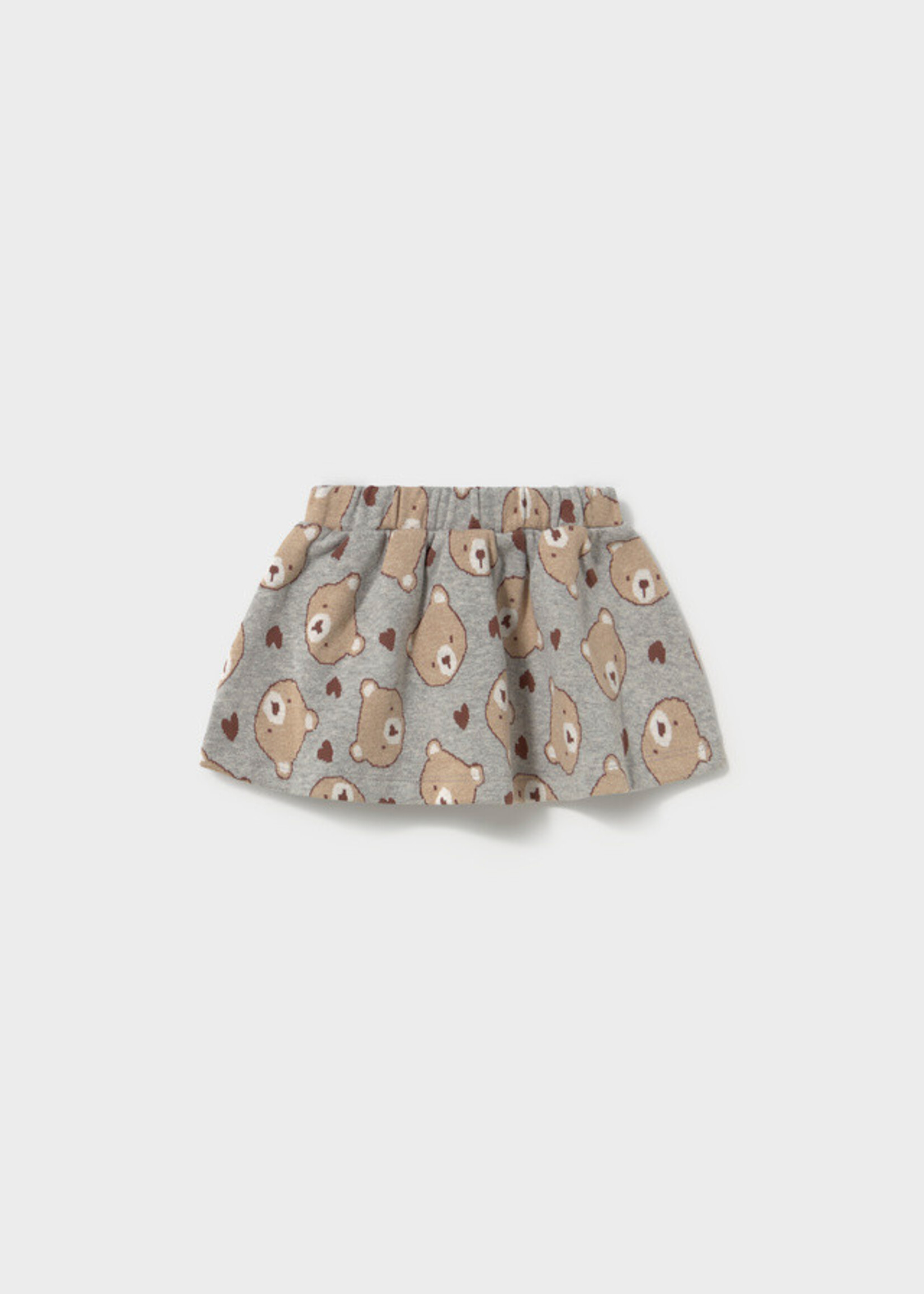 Mayoral Mayoral Jacquard knit skirt w/ pocket Heather gr - 26 02935