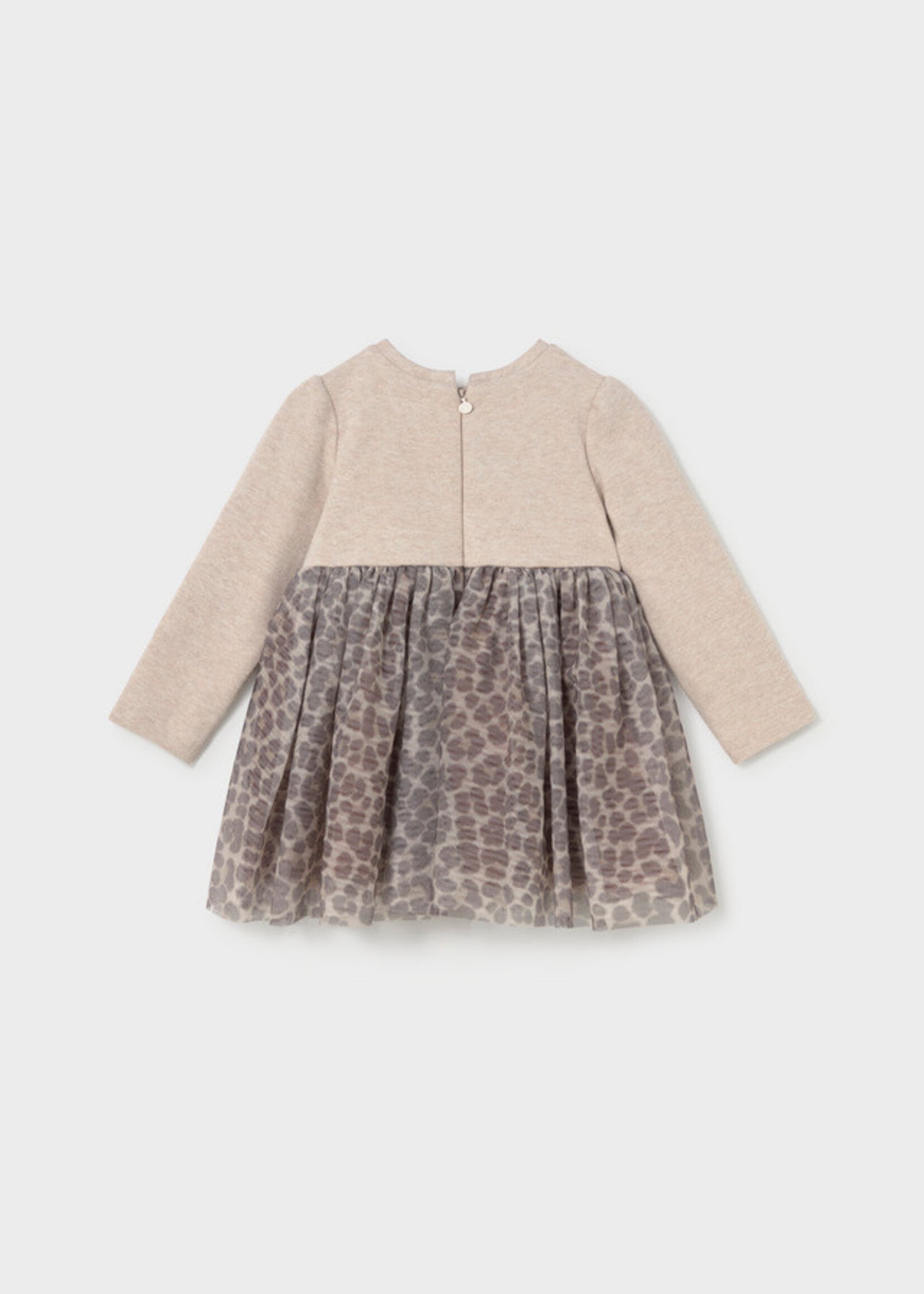 Mayoral Mayoral Knit tulle dress seed v - 26 02941