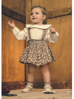 Mayoral Mayoral Skirt set w/ suspenders Walnut - 26 02950