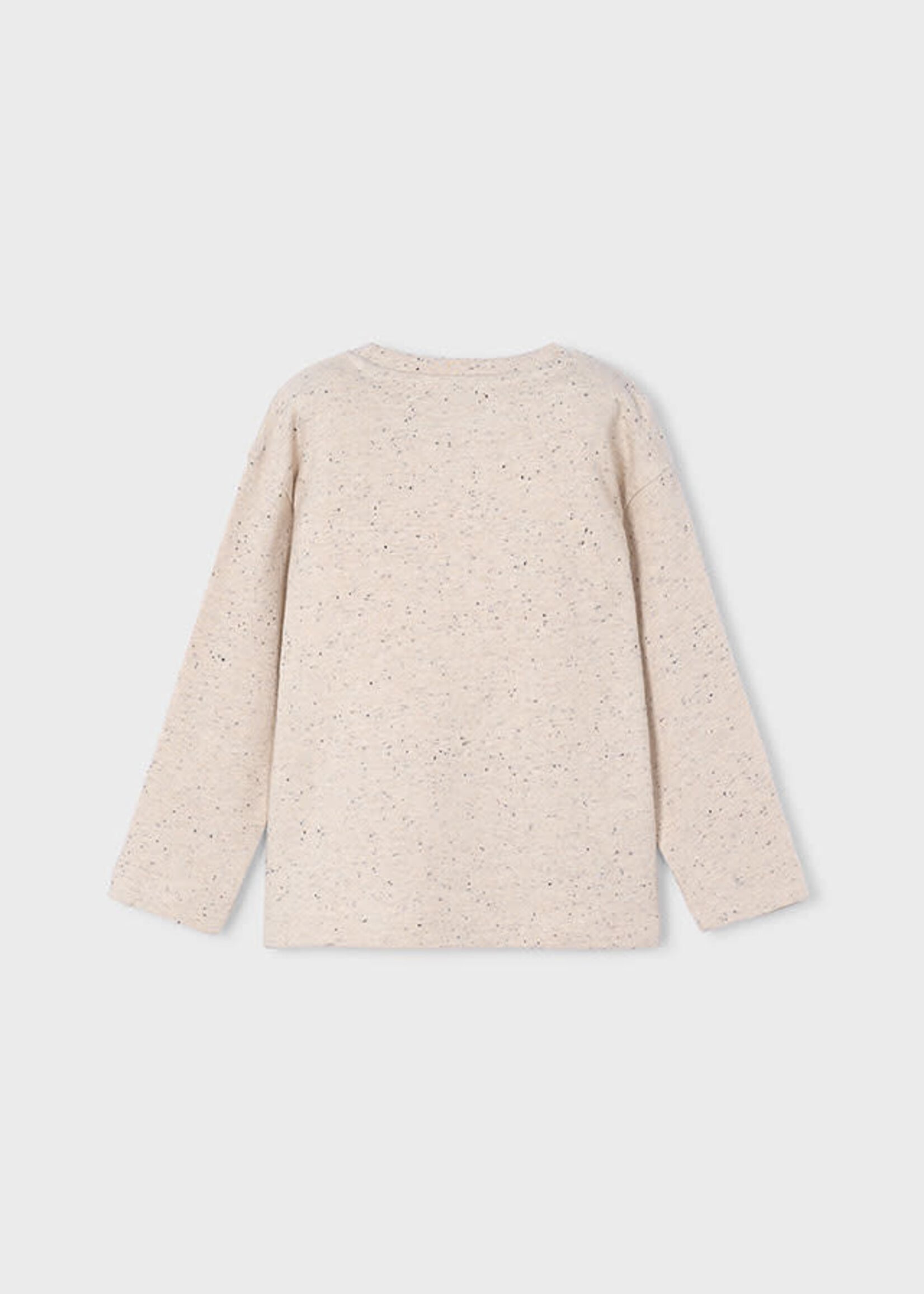 Mayoral Mayoral L/s t-shirt special knit tofu - 26 04018