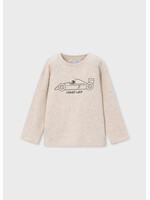 Mayoral Mayoral L/s t-shirt special knit tofu - 26 04018