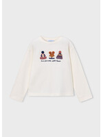 Mayoral Mayoral L/s t-shirt Natural - 26 04030