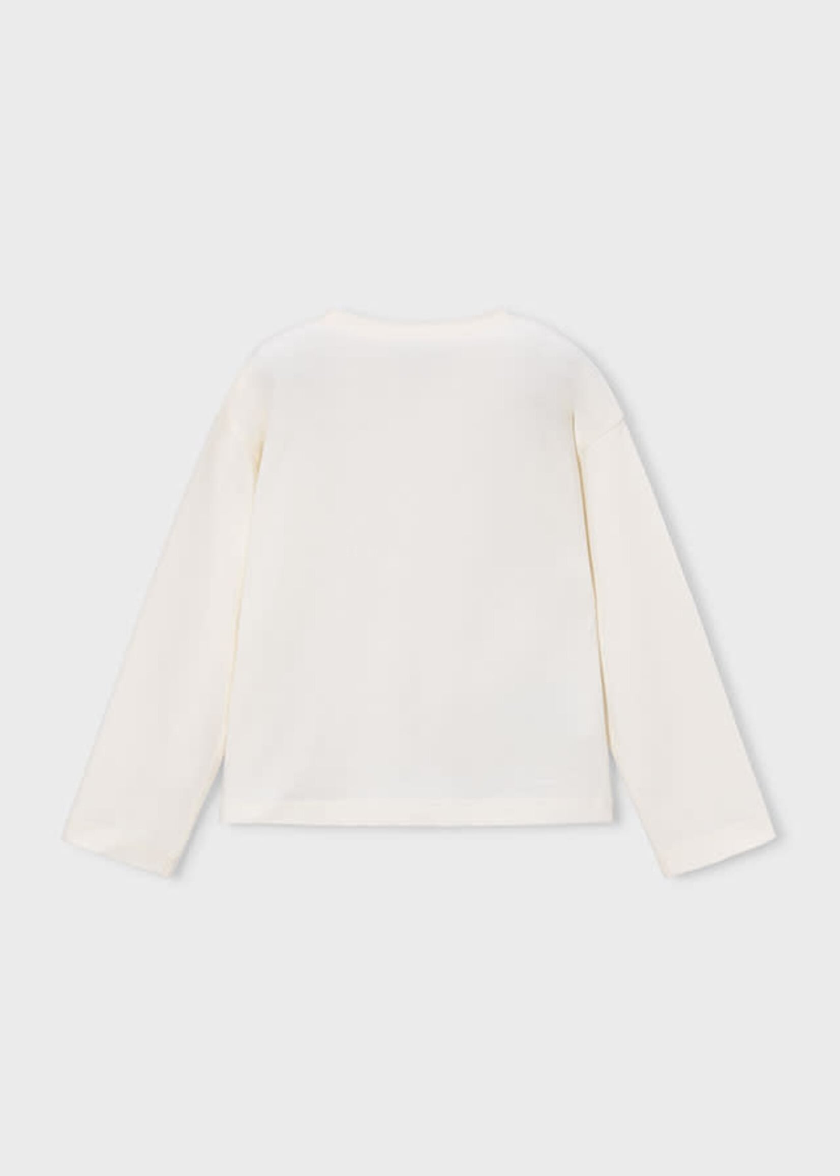 Mayoral Mayoral L/s t-shirt Natural - 26 04030