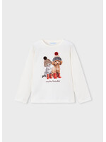 Mayoral Mayoral L/s t-shirt Natural - 26 04031