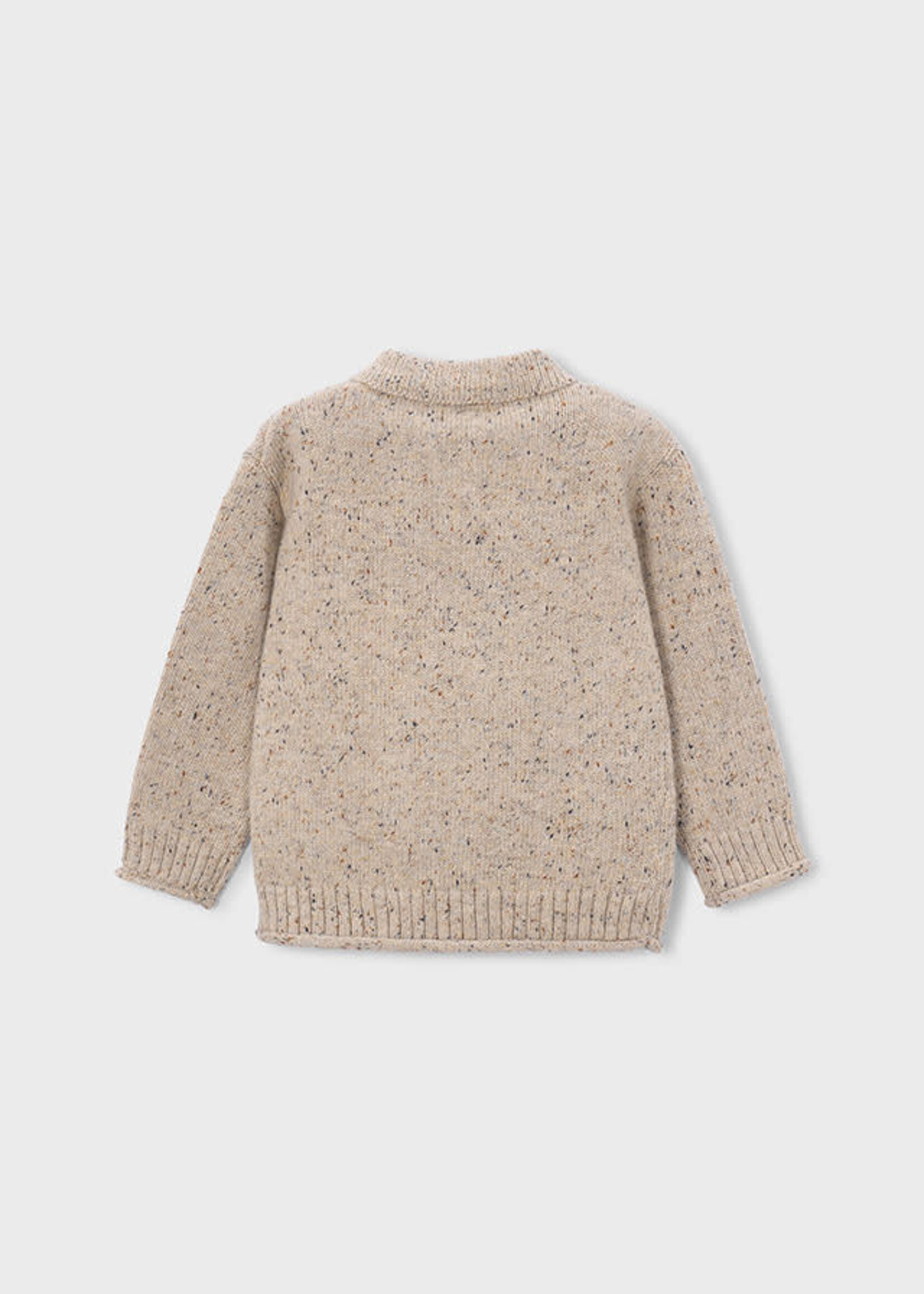 Mayoral Mayoral Polo sweater tweed - 26 04311