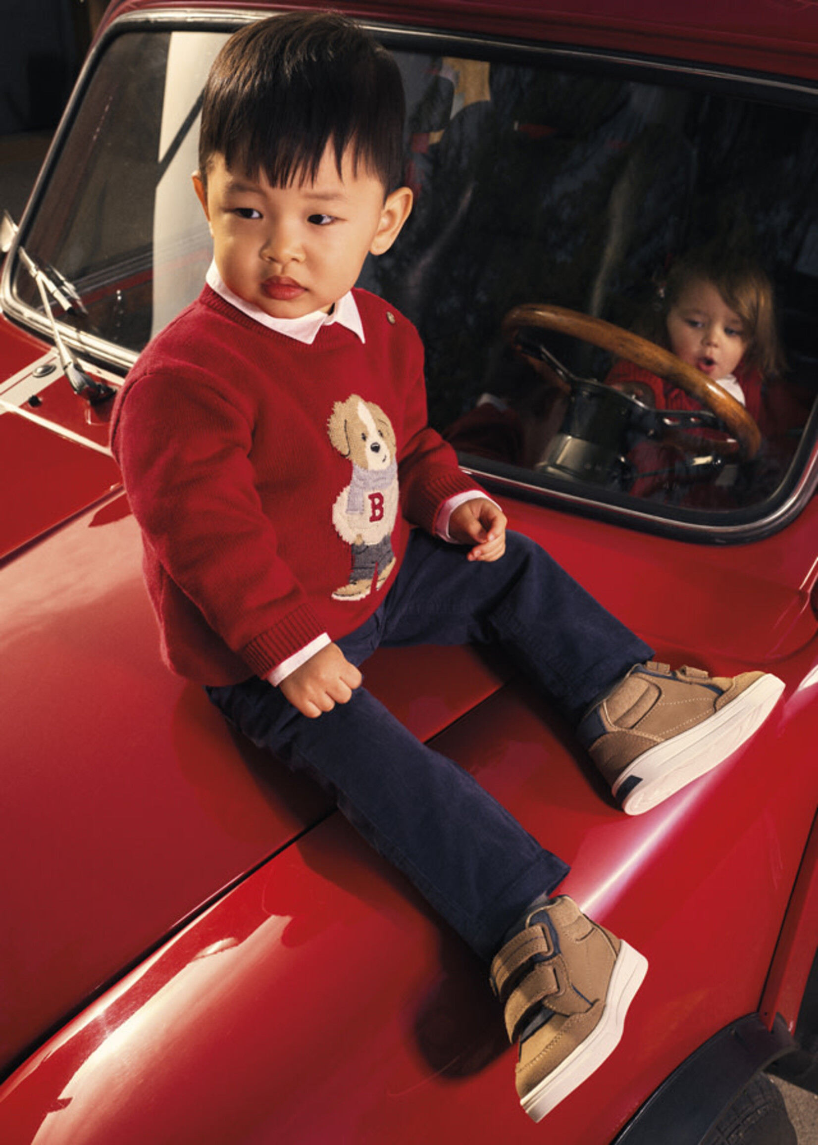 Mayoral Mayoral Character intarsia sweater Red - 26 02377B