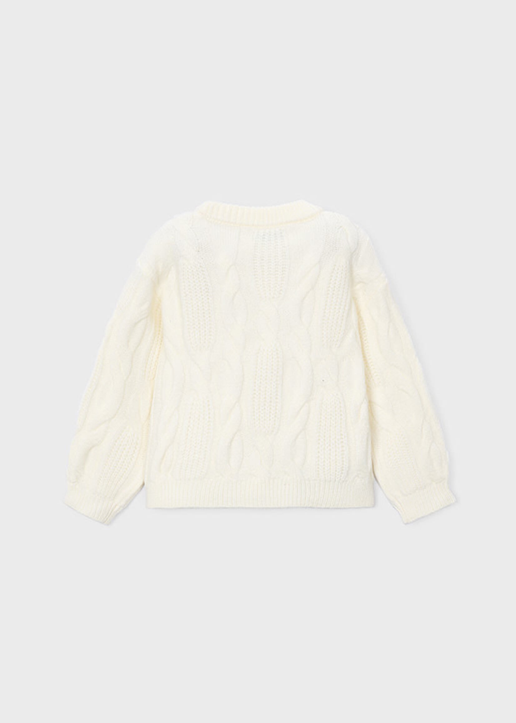 Mayoral Mayoral 3D flower sweater Soy - 26 04319