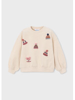 Mayoral Mayoral Embroidered pullover seed v - 26 04405